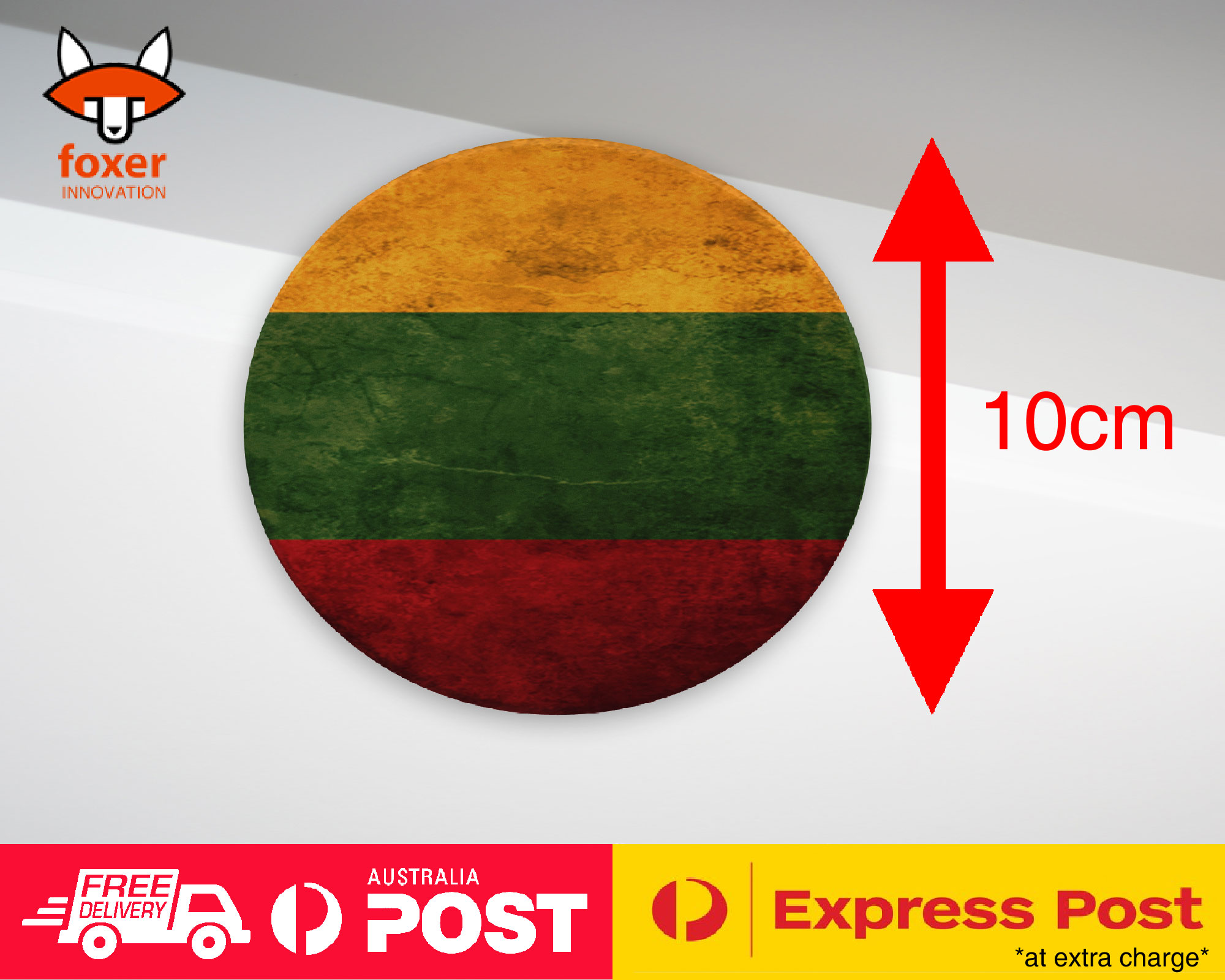 COASTER COFFEE DRINKING MAT|LITHUANIA COUNTRY FLAG 89 - Picture 11 of 21