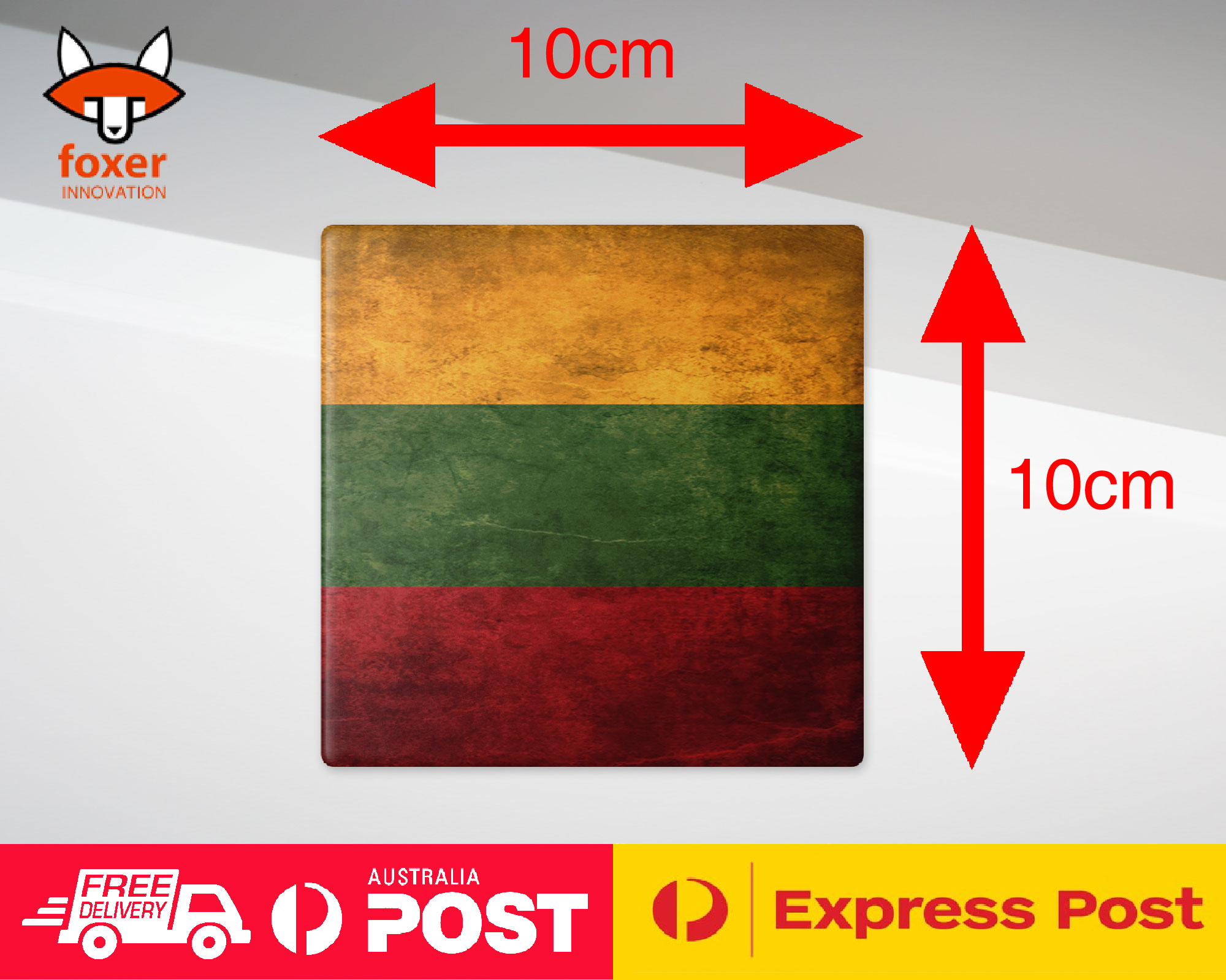COASTER COFFEE DRINKING MAT|LITHUANIA COUNTRY FLAG 89 - Picture 21 of 21