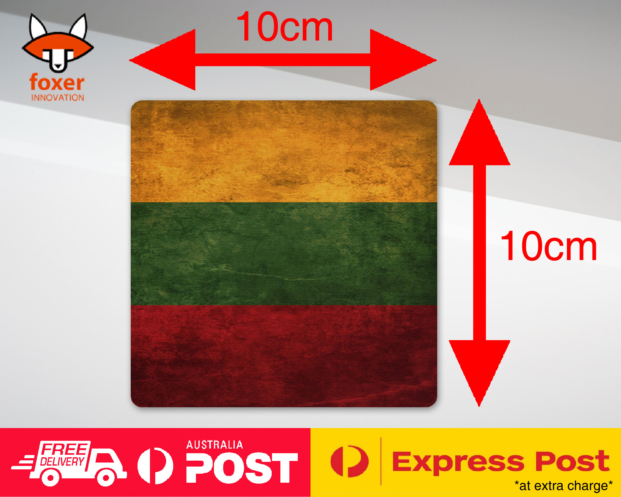 COASTER COFFEE DRINKING MAT|LITHUANIA COUNTRY FLAG 89 - Picture 14 of 21