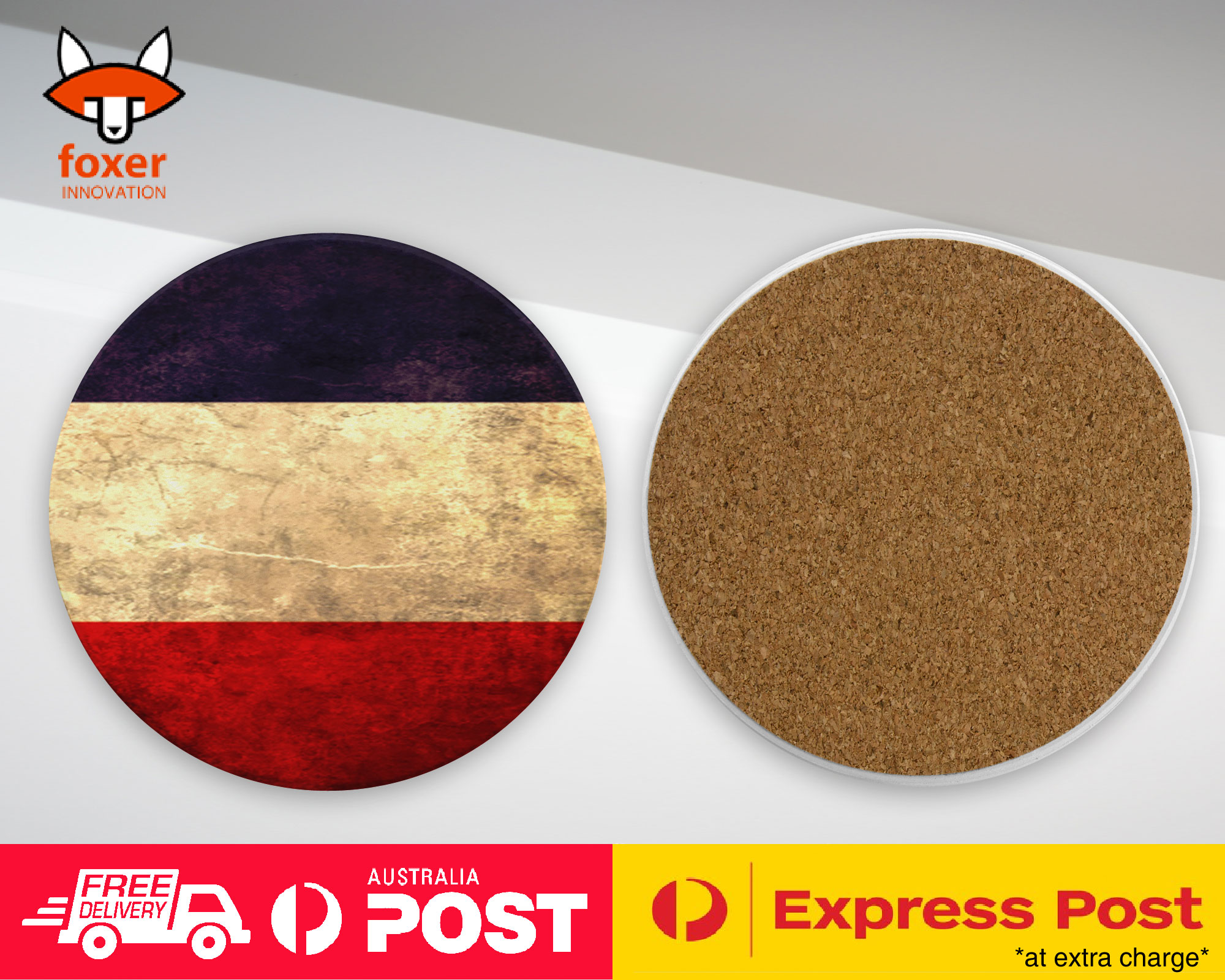 COASTER COFFEE DRINKING MAT|LOS ALTOS COUNTRY FLAG - Imagen 8 de 21