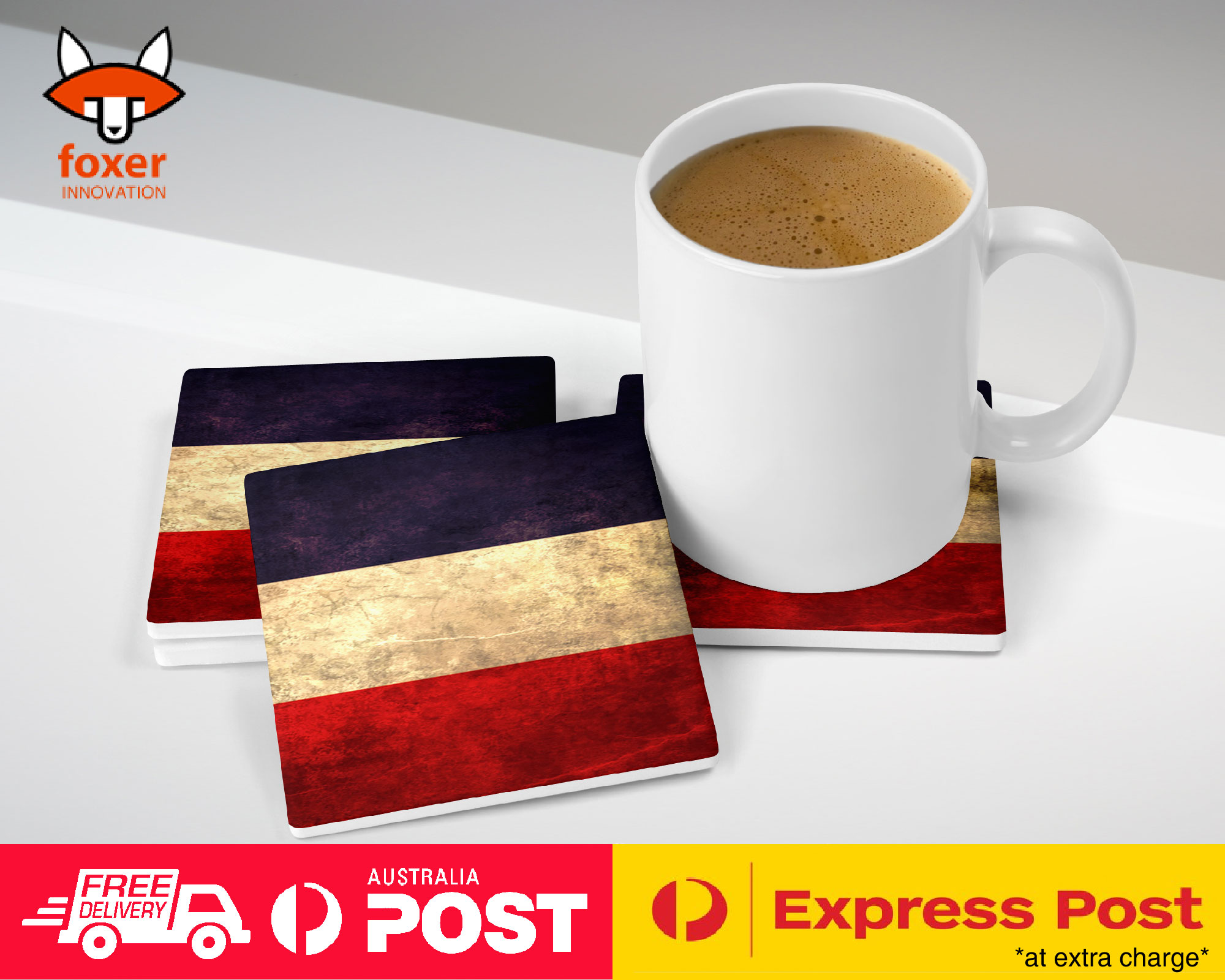 COASTER COFFEE DRINKING MAT|LOS ALTOS COUNTRY FLAG - Imagen 20 de 21