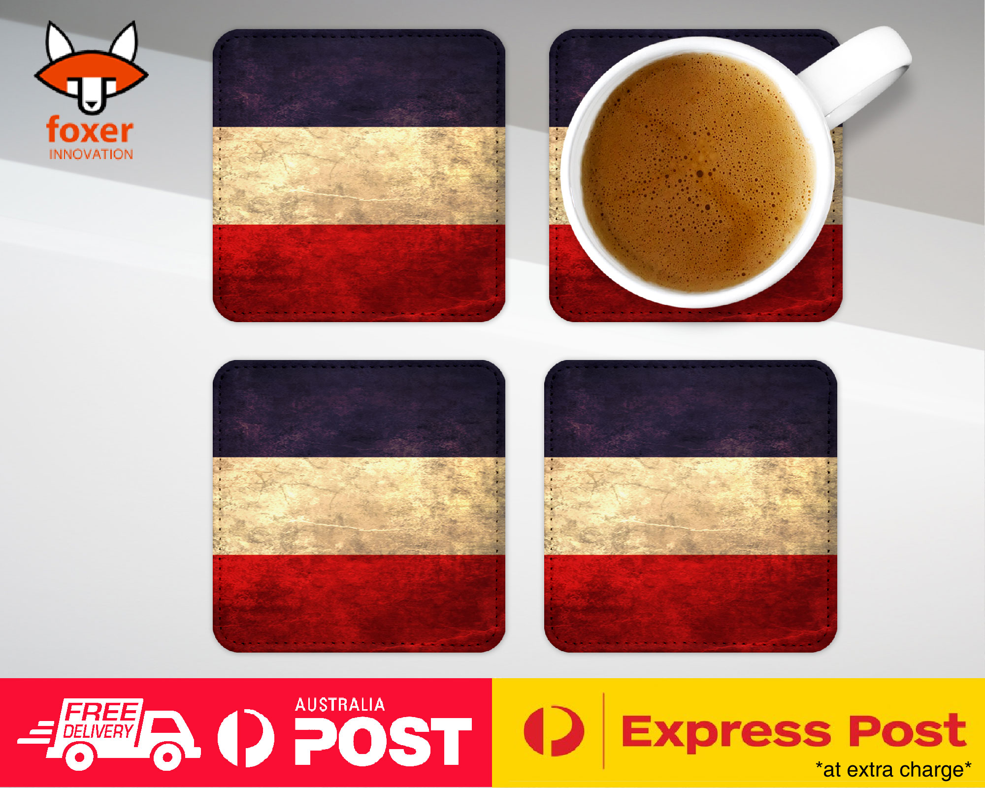 COASTER COFFEE DRINKING MAT|LOS ALTOS COUNTRY FLAG - Imagen 16 de 21