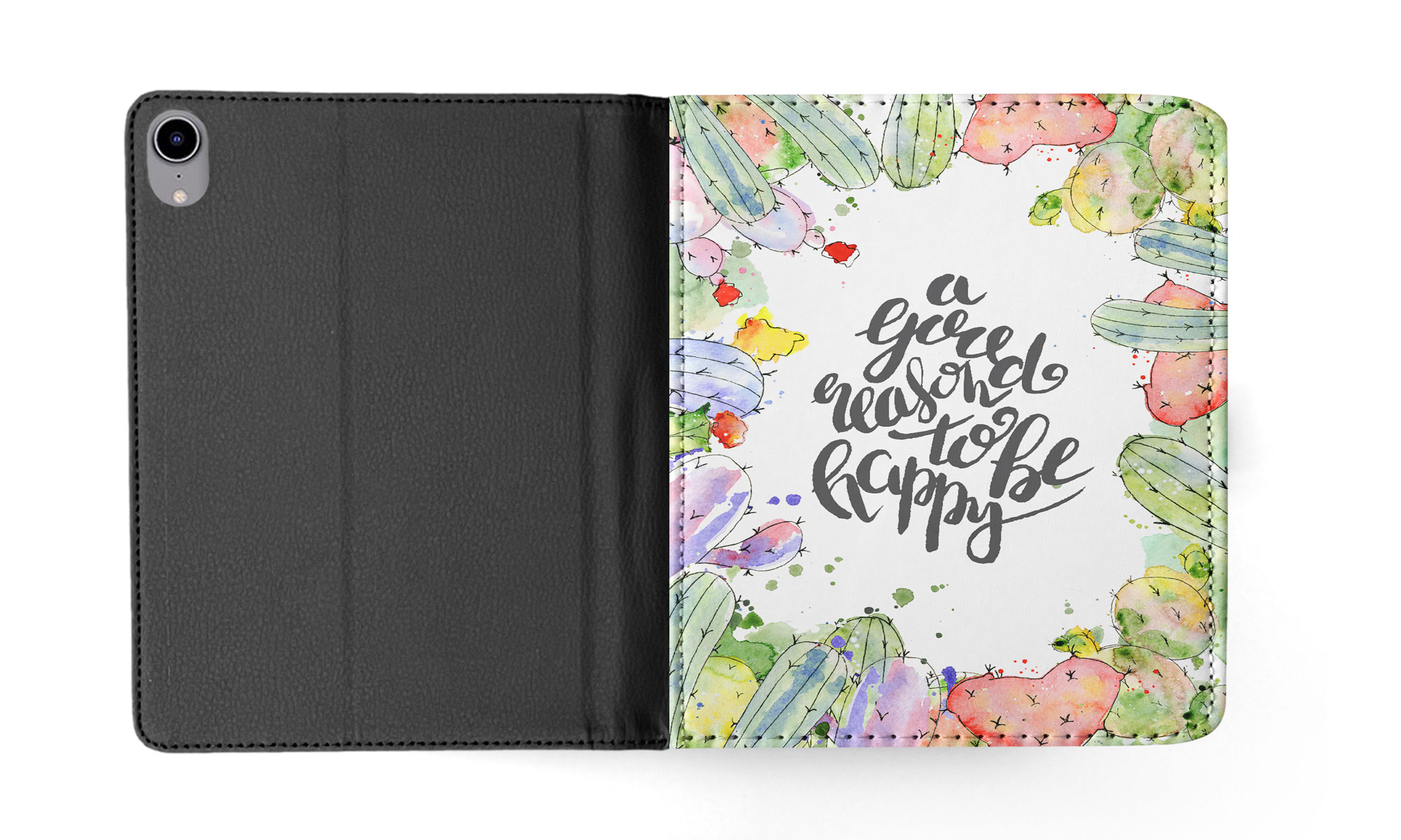 CASE COVER FOR APPLE IPAD|WATERCOLOR CACTUS PATTERN #7 - Bild 9 von 55