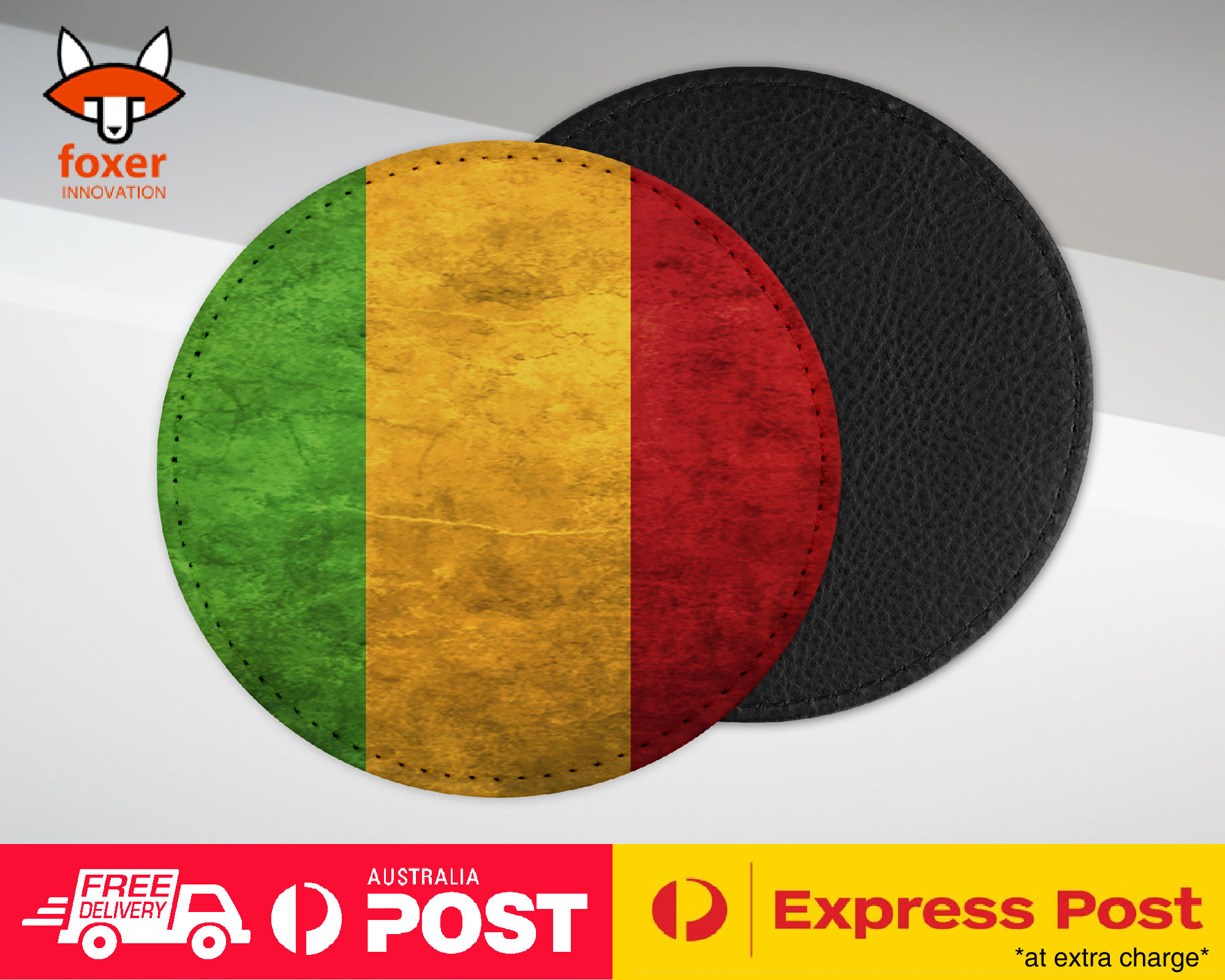 COASTER COFFEE DRINKING MAT|MALI COUNTRY FLAG 96