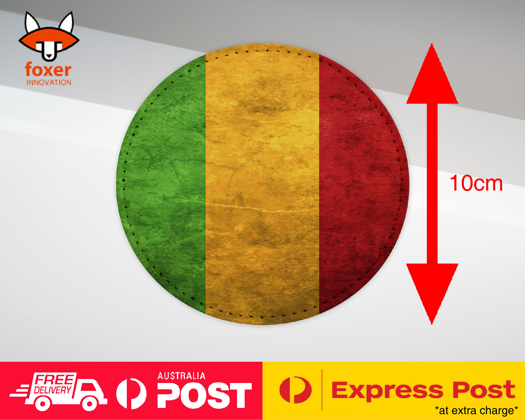 COASTER COFFEE DRINKING MAT|MALI COUNTRY FLAG 96