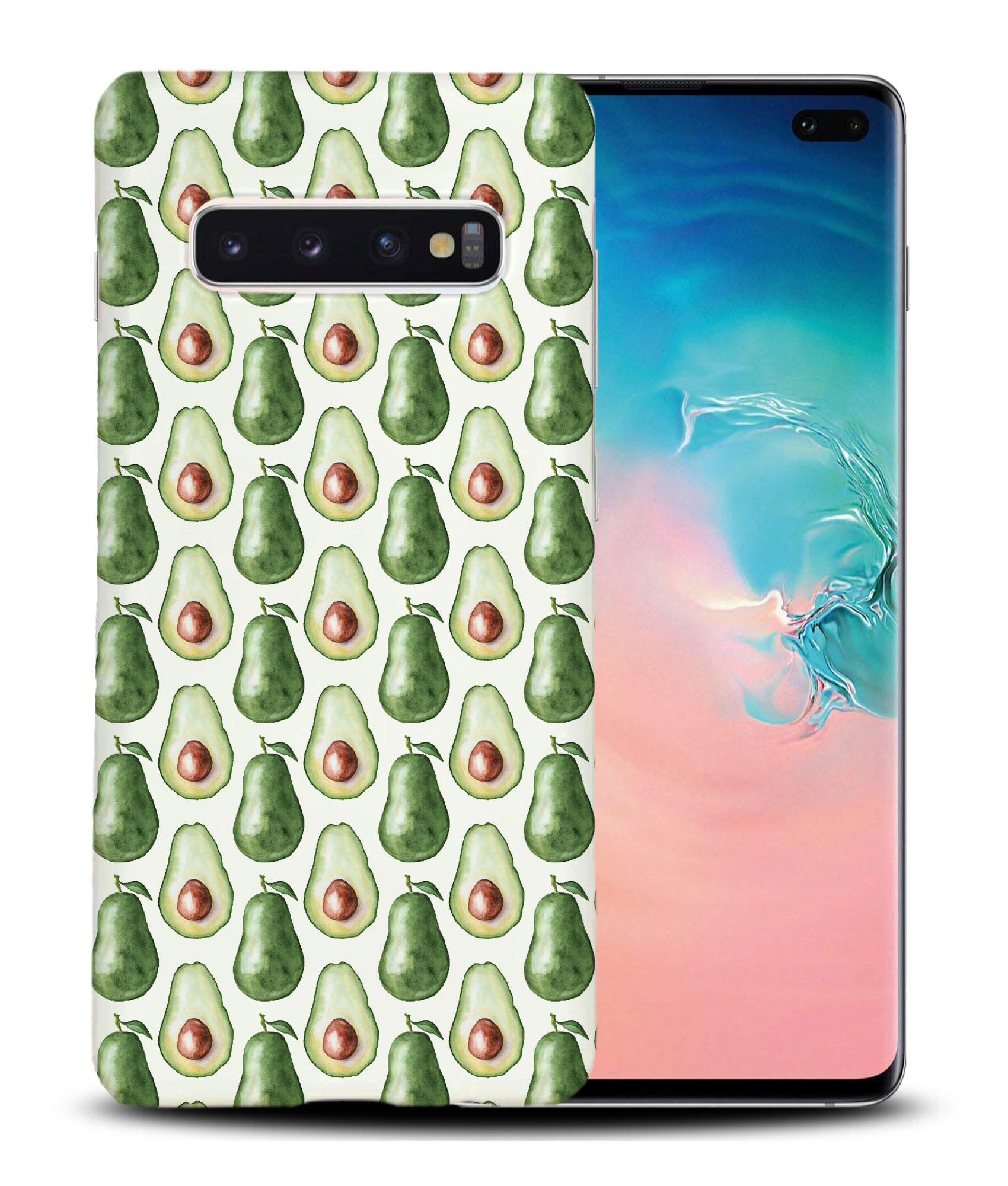 CASE COVER FOR SAMSUNG GALAXY|WATERCOLOR AVACADO FRUIT PATTERN - Picture 19 of 25