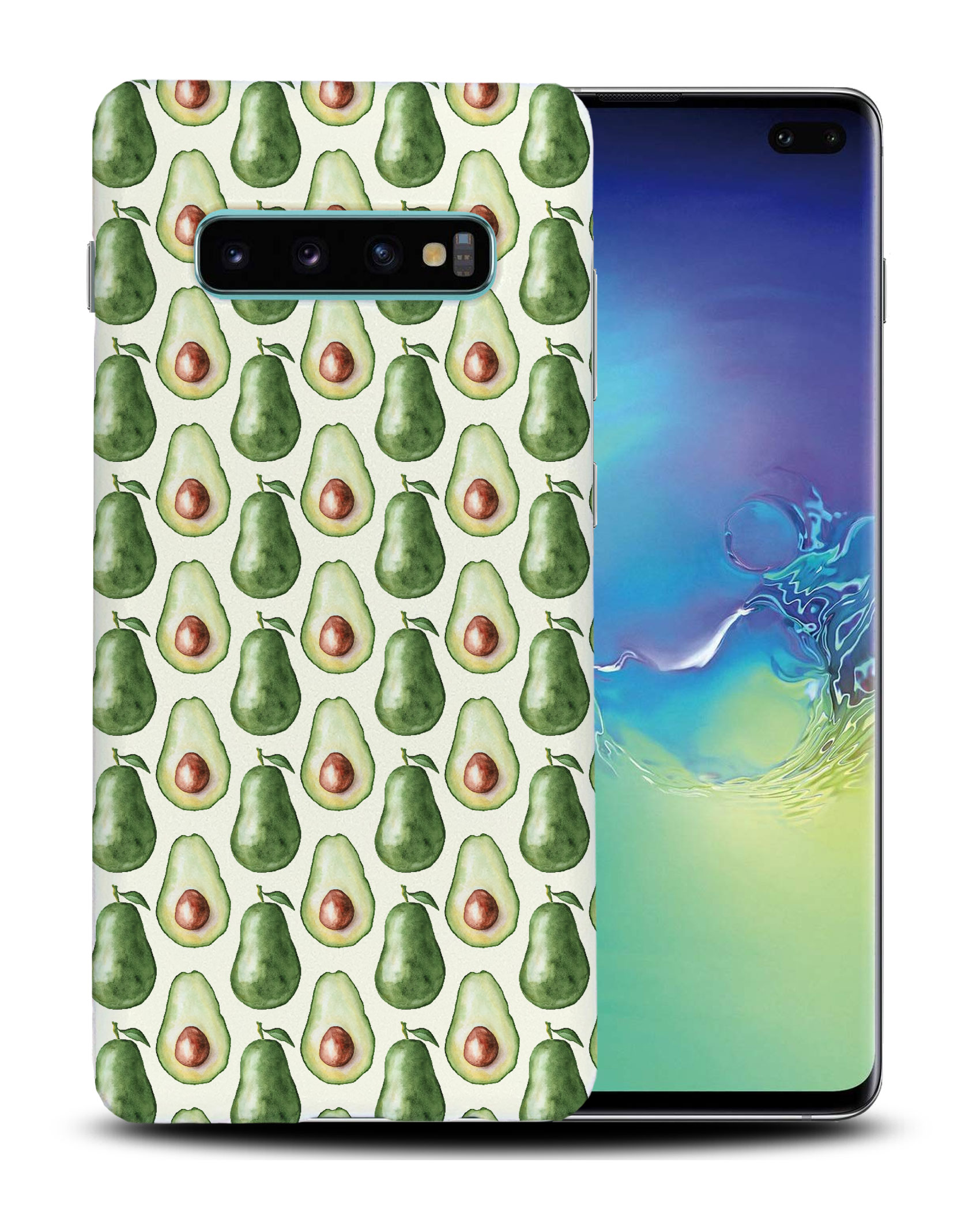 CASE COVER FOR SAMSUNG GALAXY|WATERCOLOR AVACADO FRUIT PATTERN - Picture 17 of 25