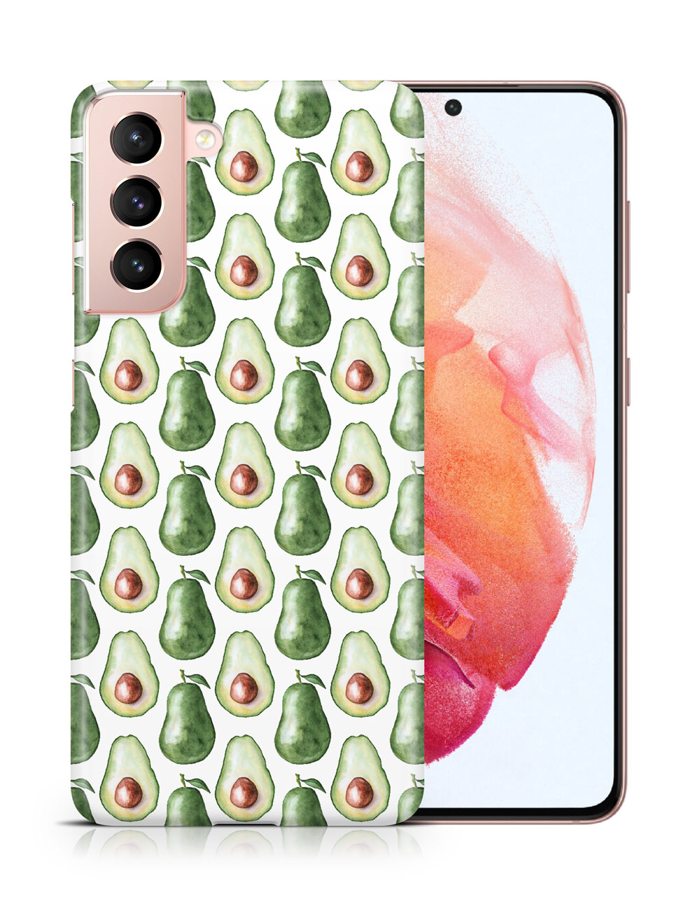 CASE COVER FOR SAMSUNG GALAXY|WATERCOLOR AVACADO FRUIT PATTERN - Picture 13 of 25