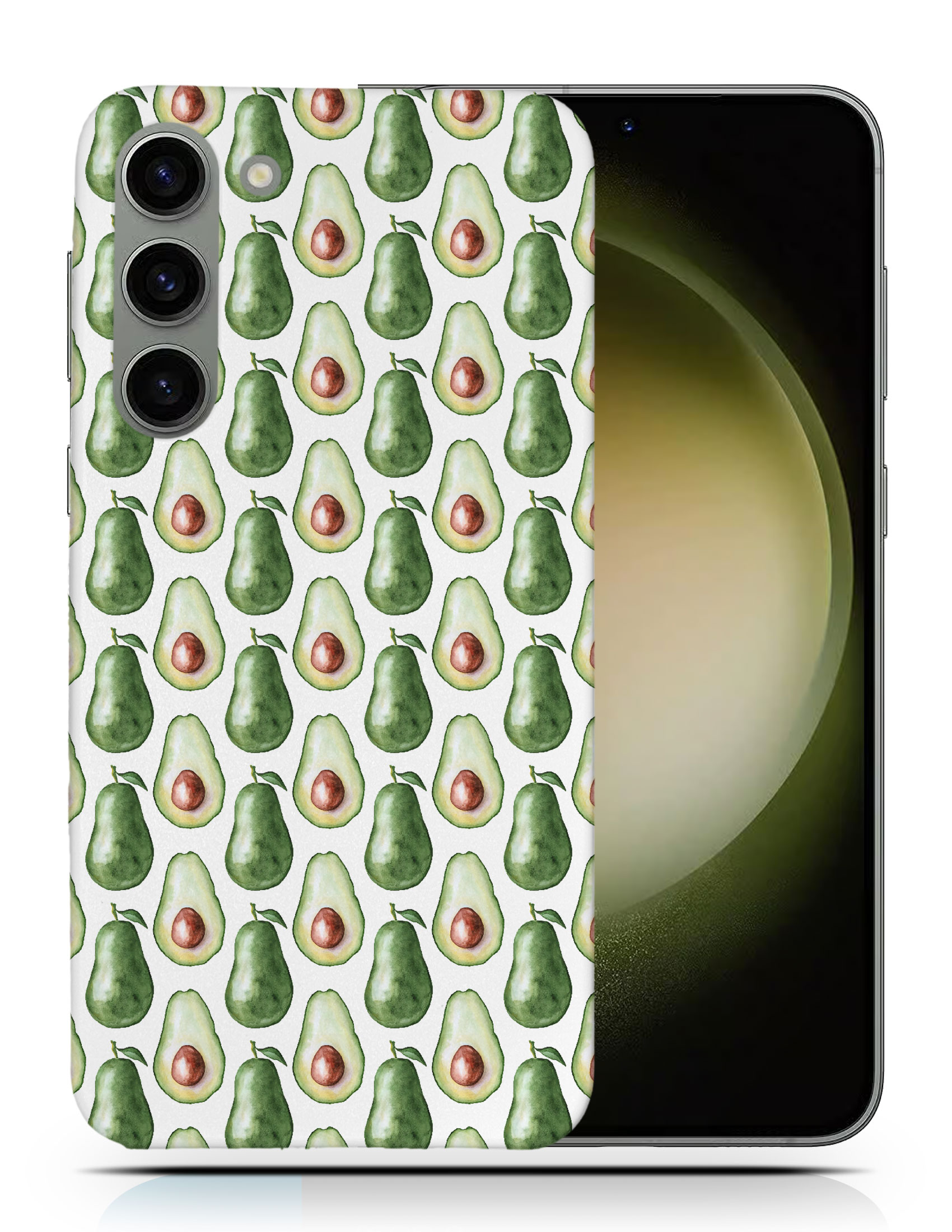 CASE COVER FOR SAMSUNG GALAXY|WATERCOLOR AVACADO FRUIT PATTERN - Picture 6 of 25