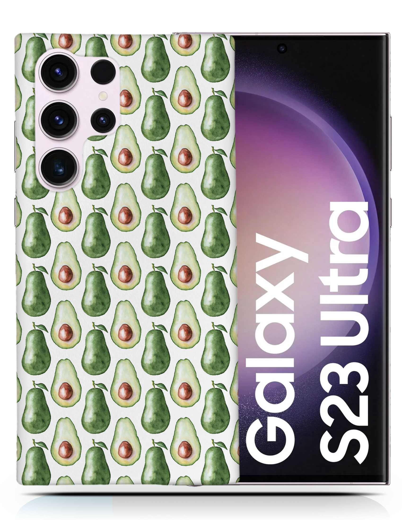 CASE COVER FOR SAMSUNG GALAXY|WATERCOLOR AVACADO FRUIT PATTERN - Picture 5 of 25