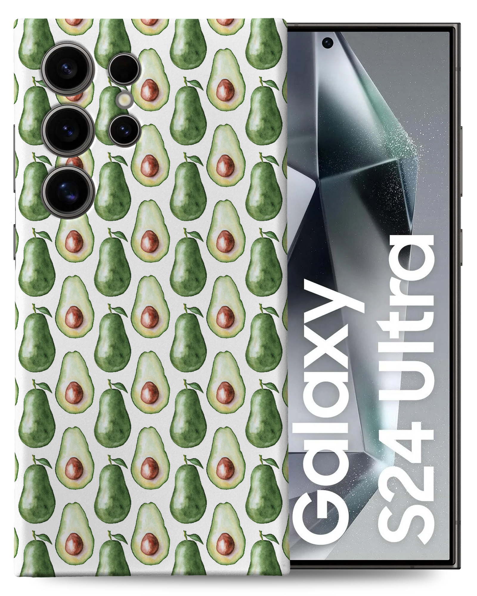 CASE COVER FOR SAMSUNG GALAXY|WATERCOLOR AVACADO FRUIT PATTERN - Picture 2 of 25