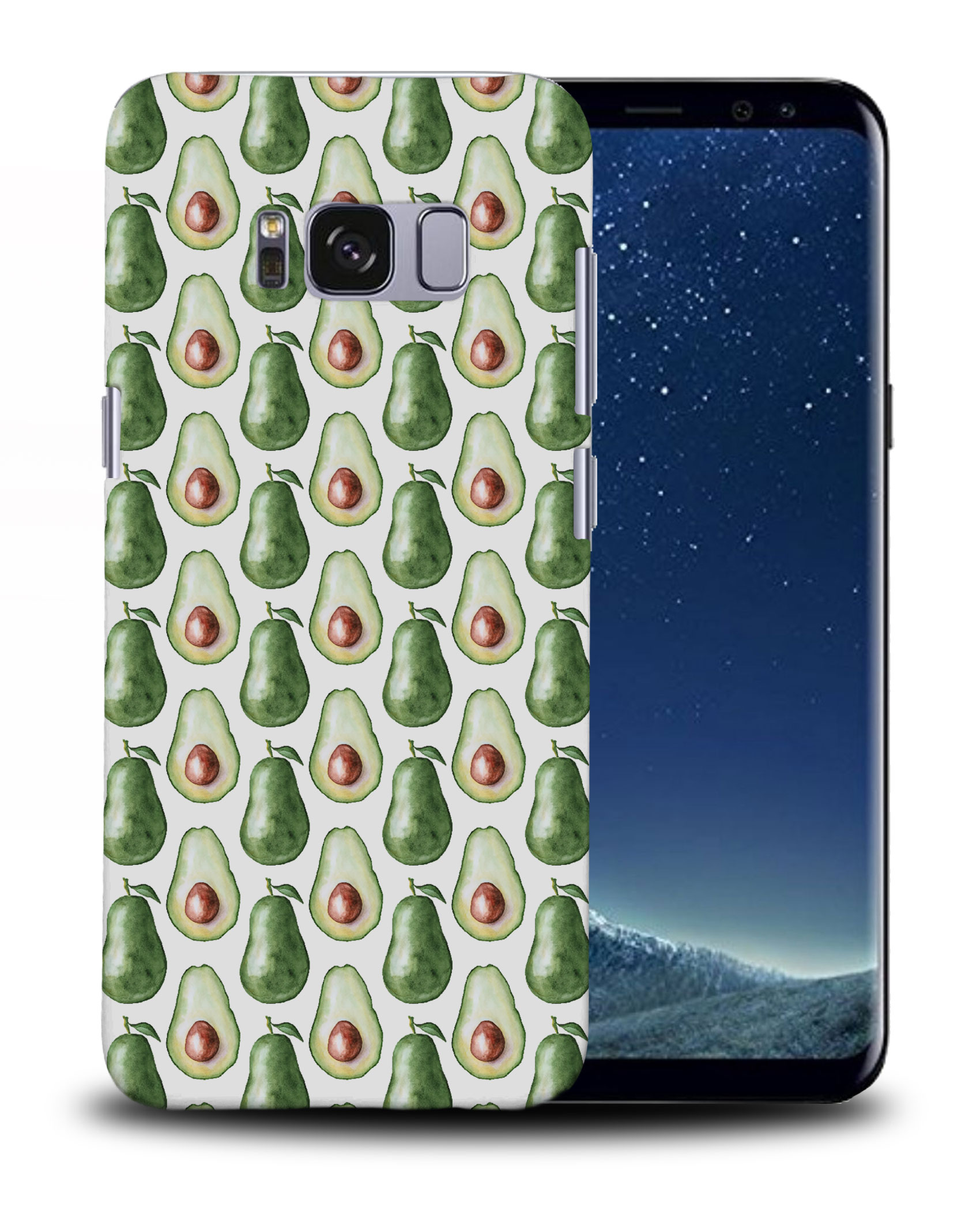 CASE COVER FOR SAMSUNG GALAXY|WATERCOLOR AVACADO FRUIT PATTERN - Picture 23 of 25