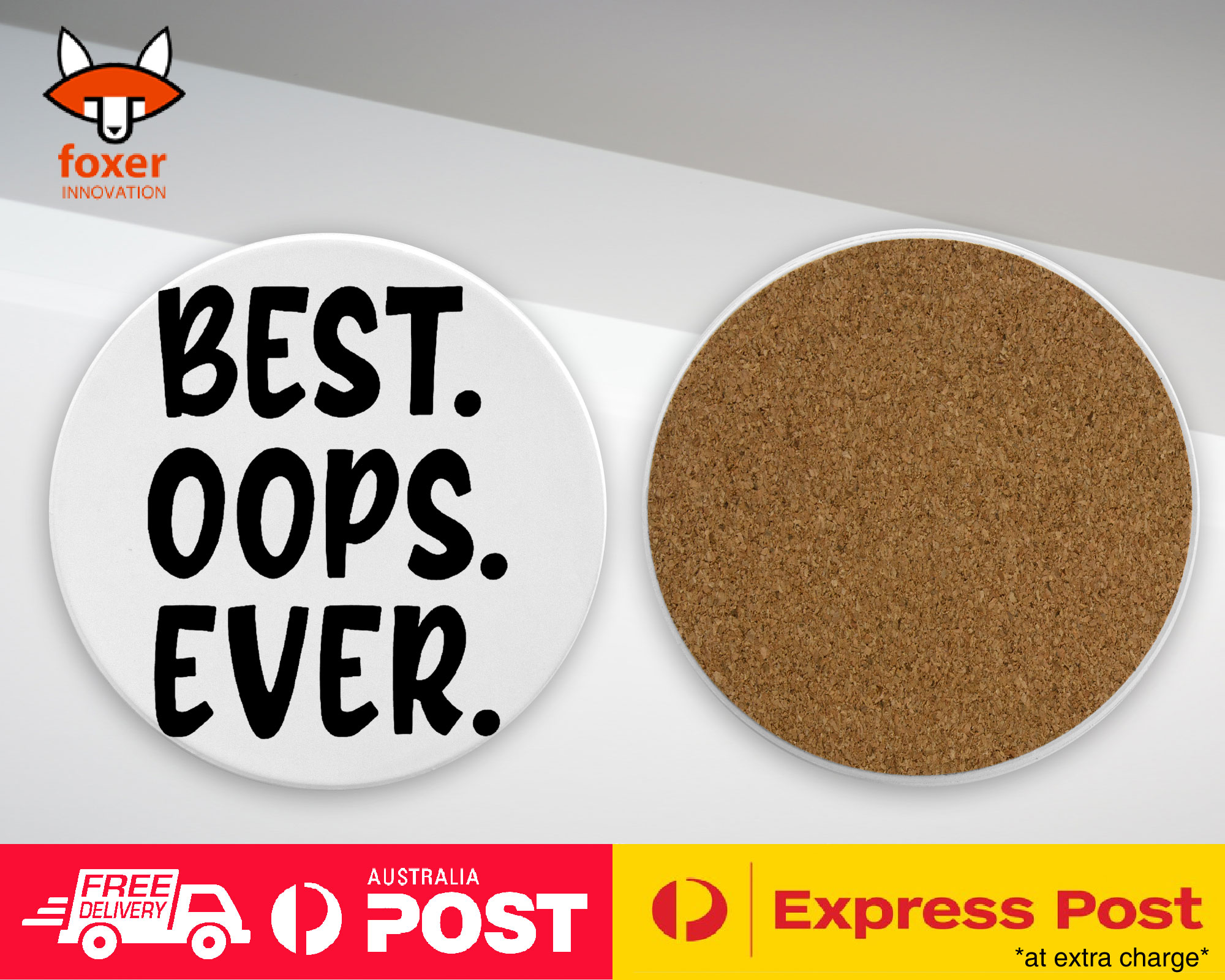 COASTER COFFEE DRINKING MAT|FUN CUTE FUNNY POSITIVE QUOTE #6