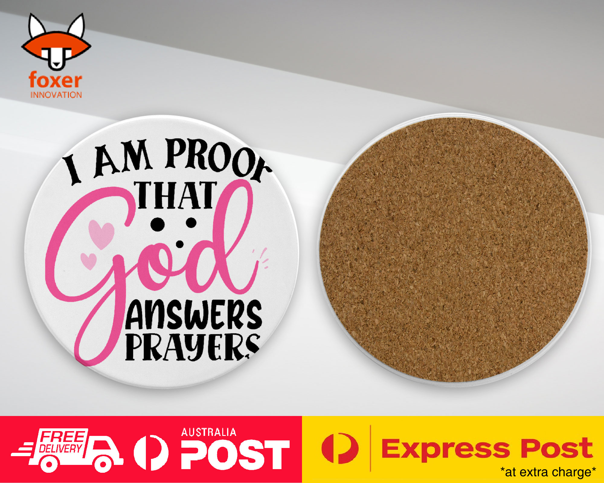 COASTER COFFEE DRINKING MAT|FUN CUTE FUNNY POSITIVE QUOTE #9
