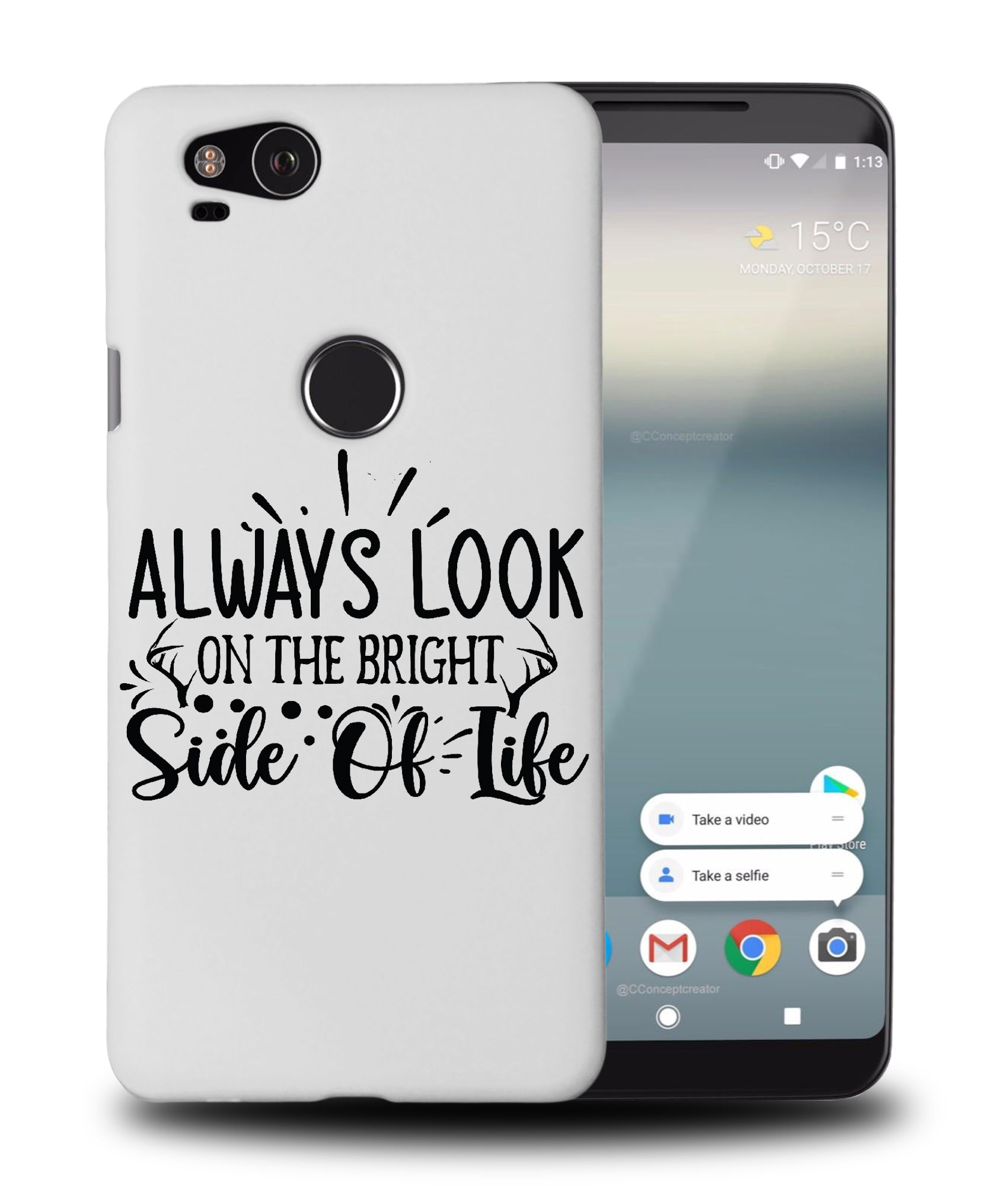 CASE COVER FOR GOOGLE PIXEL|FUN CUTE FUNNY POSITIVE QUOTE #21 - 第 9/11 張圖片