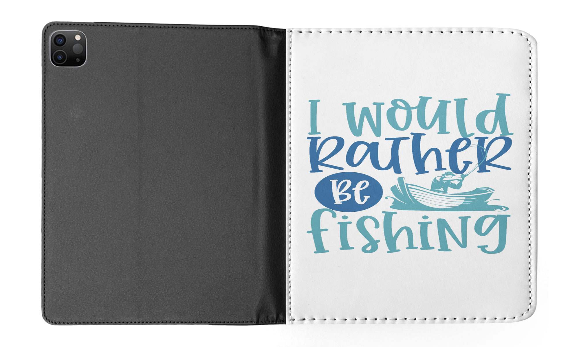 CASE COVER FOR APPLE IPAD|FUNNY FISHING FISHERMAN QUOTE #3 - 第 39/55 張圖片