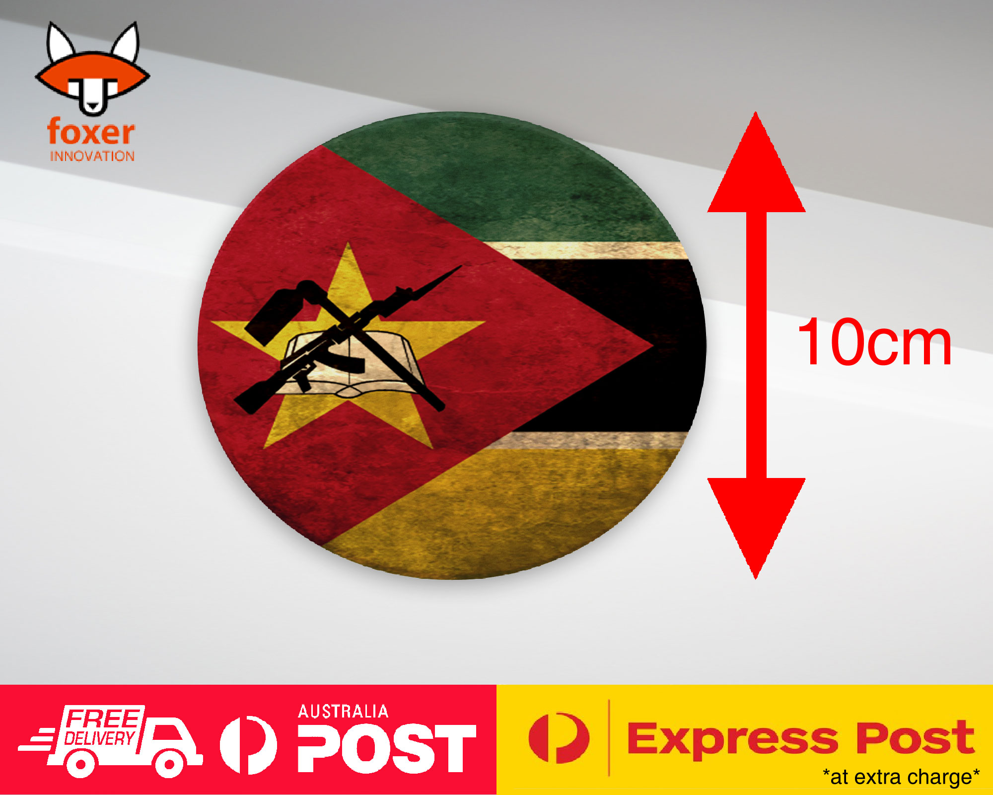 COASTER COFFEE DRINKING MAT|MOZAMBIQUE COUNTRY FLAG 105
