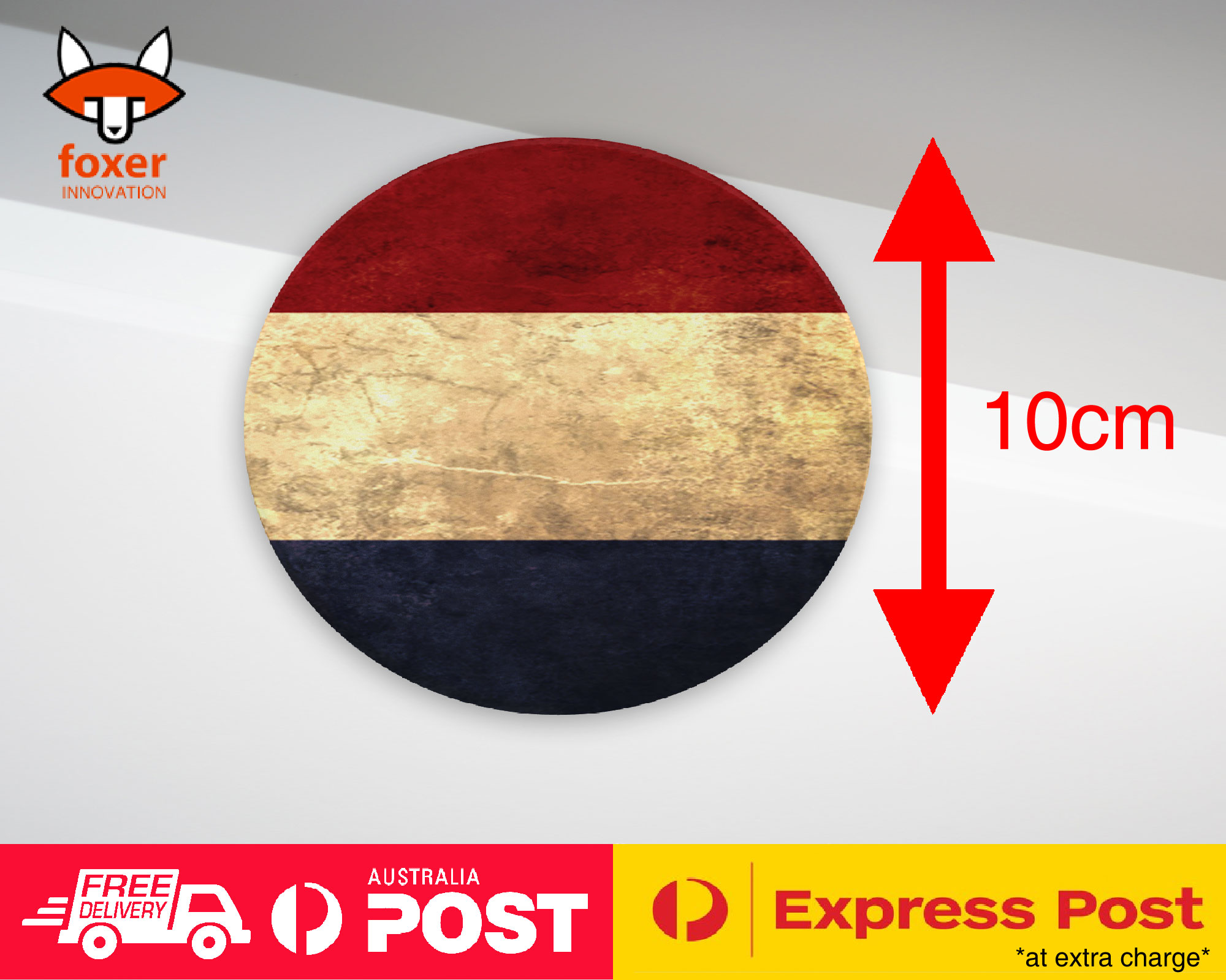 COASTER COFFEE DRINKING MAT|NETHERLANDS COUNTRY FLAG 109