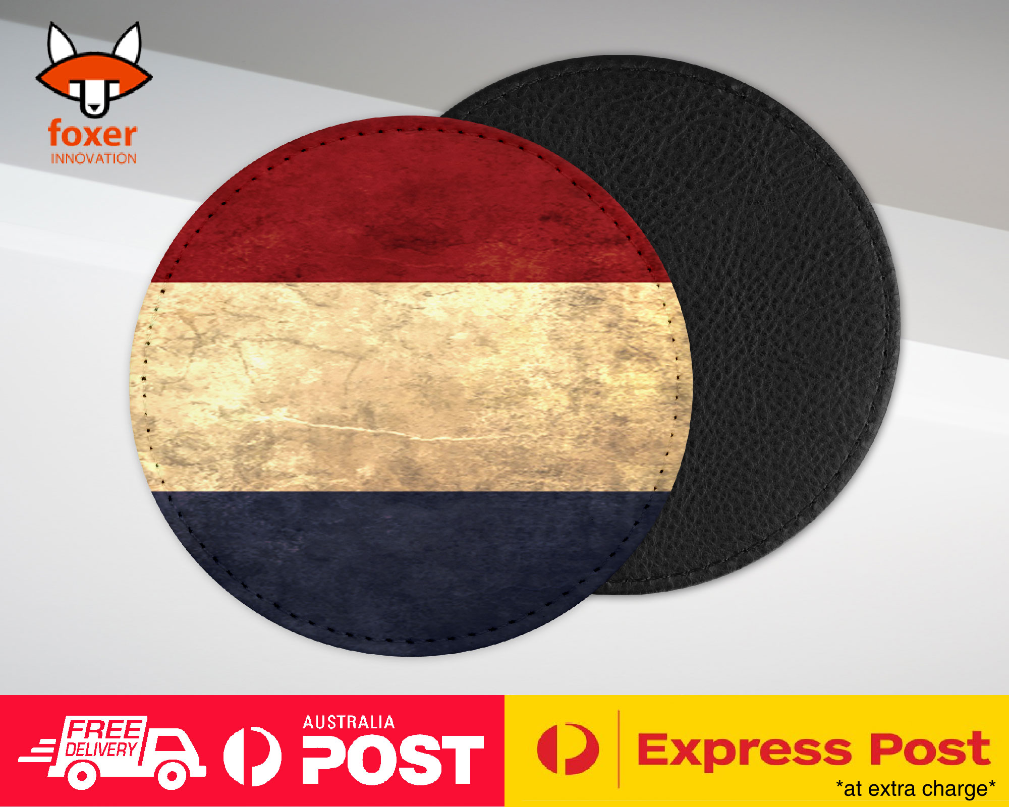 COASTER COFFEE DRINKING MAT|NETHERLANDS COUNTRY FLAG 109