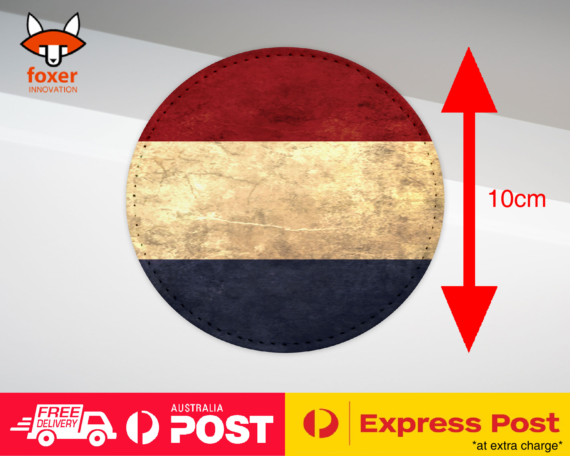 COASTER COFFEE DRINKING MAT|NETHERLANDS COUNTRY FLAG 109