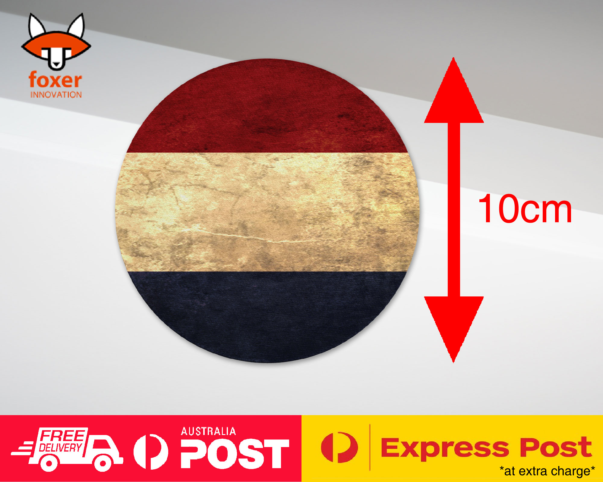 COASTER COFFEE DRINKING MAT|NETHERLANDS COUNTRY FLAG 109