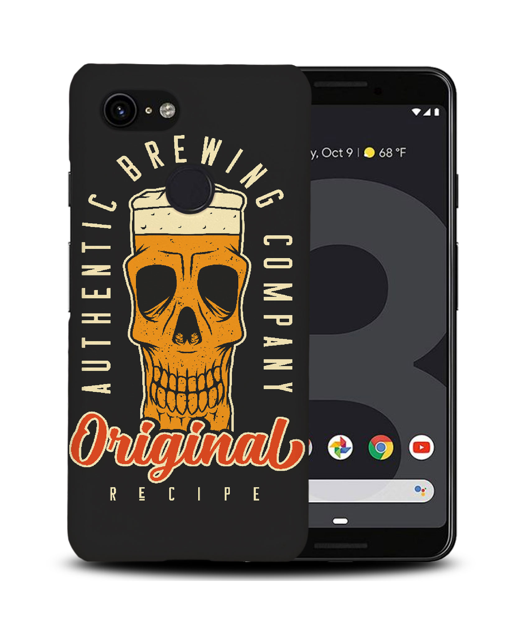 CASE COVER FOR GOOGLE PIXEL|FUNNY BEER SKULL SKELETON - Picture 7 of 11
