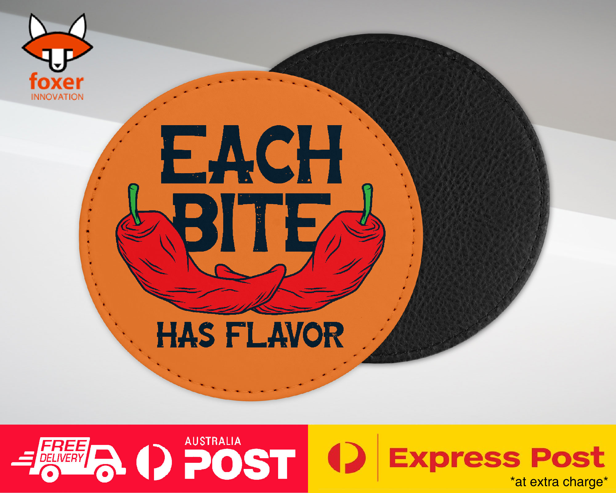 COASTER COFFEE DRINKING MAT|FUNNY HOT SPICY CHILLI QUOTE #3