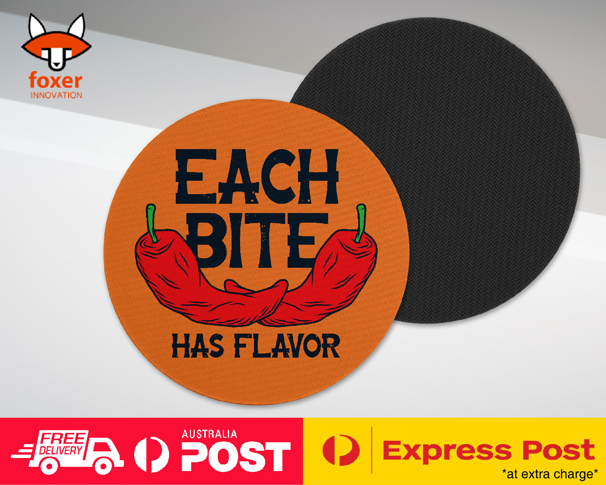 COASTER COFFEE DRINKING MAT|FUNNY HOT SPICY CHILLI QUOTE #3