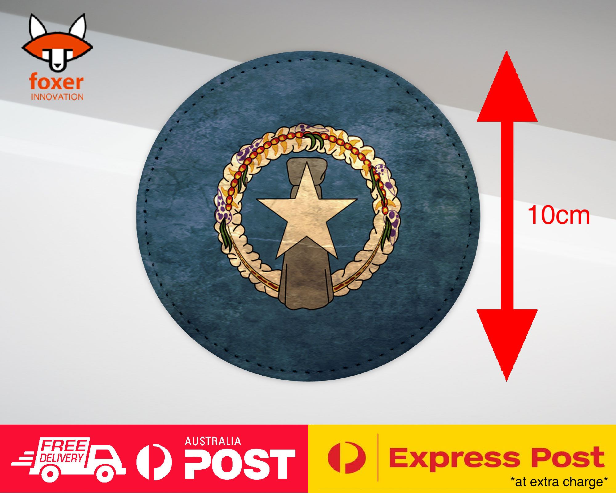 COASTER COFFEE DRINKING MAT|NORTHERN MARIANA ISLANDS FLAG