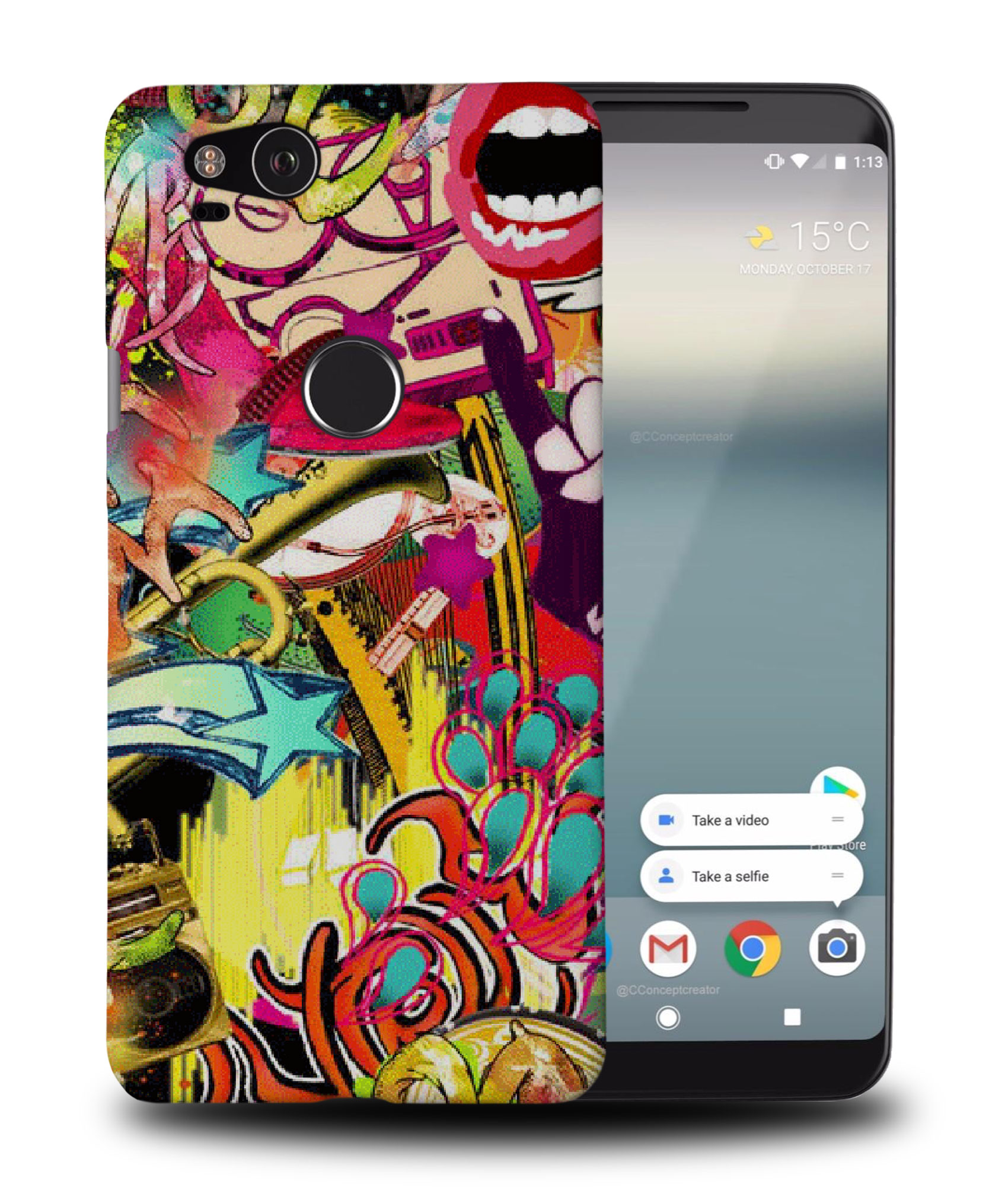 FUNDA FUNDA PARA GOOGLE PIXEL|GRAFFITI MODERNO DE ASPECTO GENIAL #2 - Imagen 9 de 11