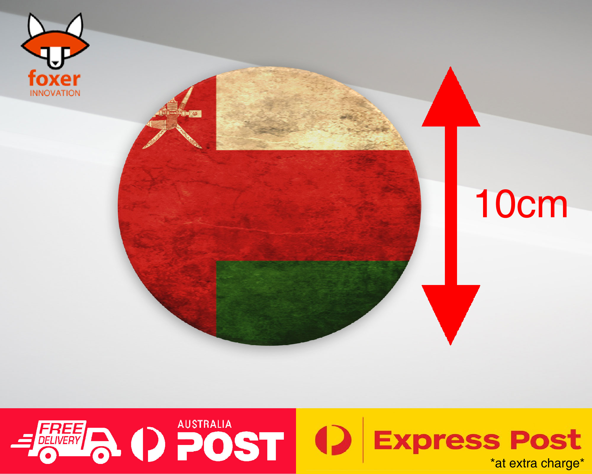 COASTER COFFEE DRINKING MAT|OMAN COUNTRY FLAG 115