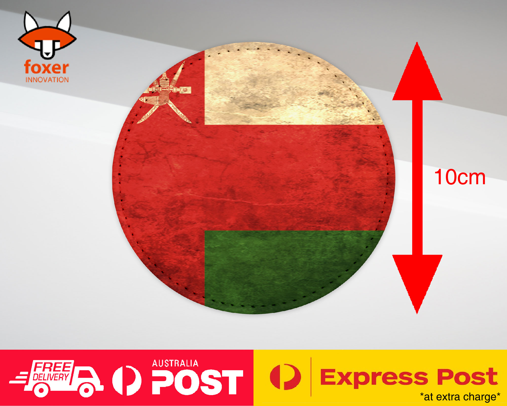 COASTER COFFEE DRINKING MAT|OMAN COUNTRY FLAG 115