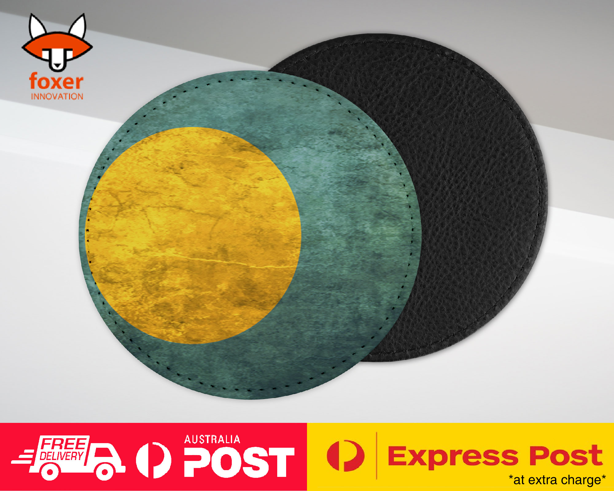 COASTER COFFEE DRINKING MAT|PALAU COUNTRY FLAG 117