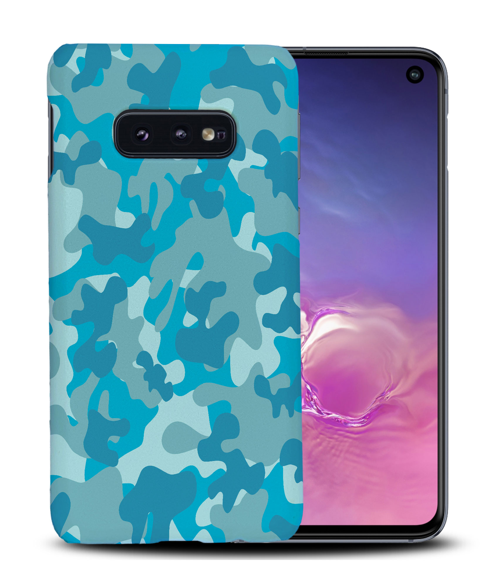CASE COVER FOR SAMSUNG GALAXY|BLUE CAMOFLAGUE PATTERN - Picture 18 of 25