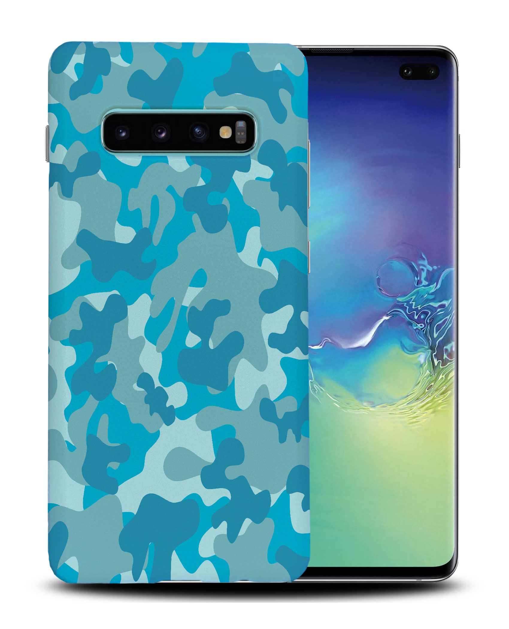 CASE COVER FOR SAMSUNG GALAXY|BLUE CAMOFLAGUE PATTERN - Picture 17 of 25