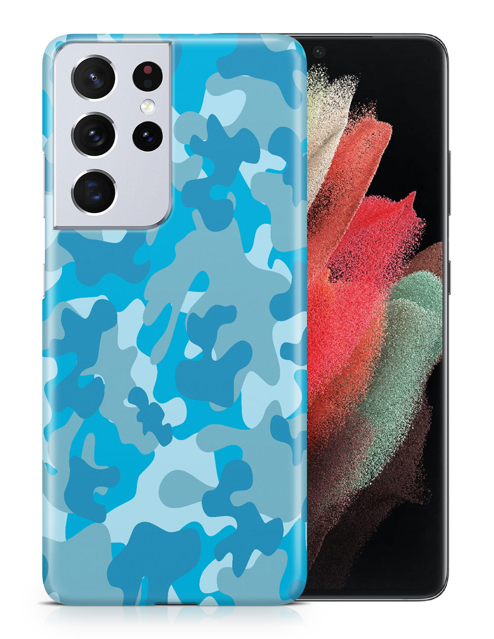 CASE COVER FOR SAMSUNG GALAXY|BLUE CAMOFLAGUE PATTERN - Picture 11 of 25