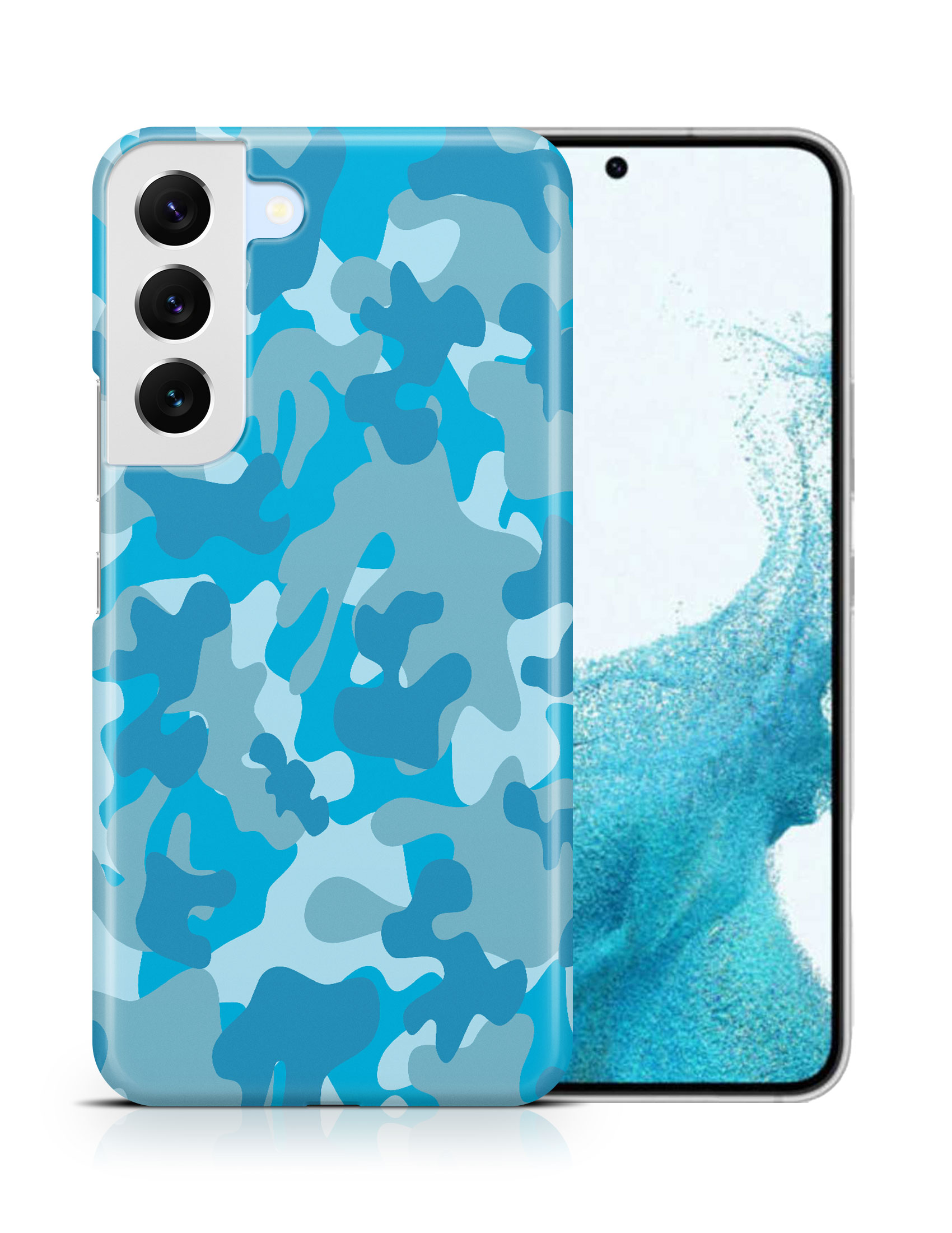 CASE COVER FOR SAMSUNG GALAXY|BLUE CAMOFLAGUE PATTERN - Picture 10 of 25