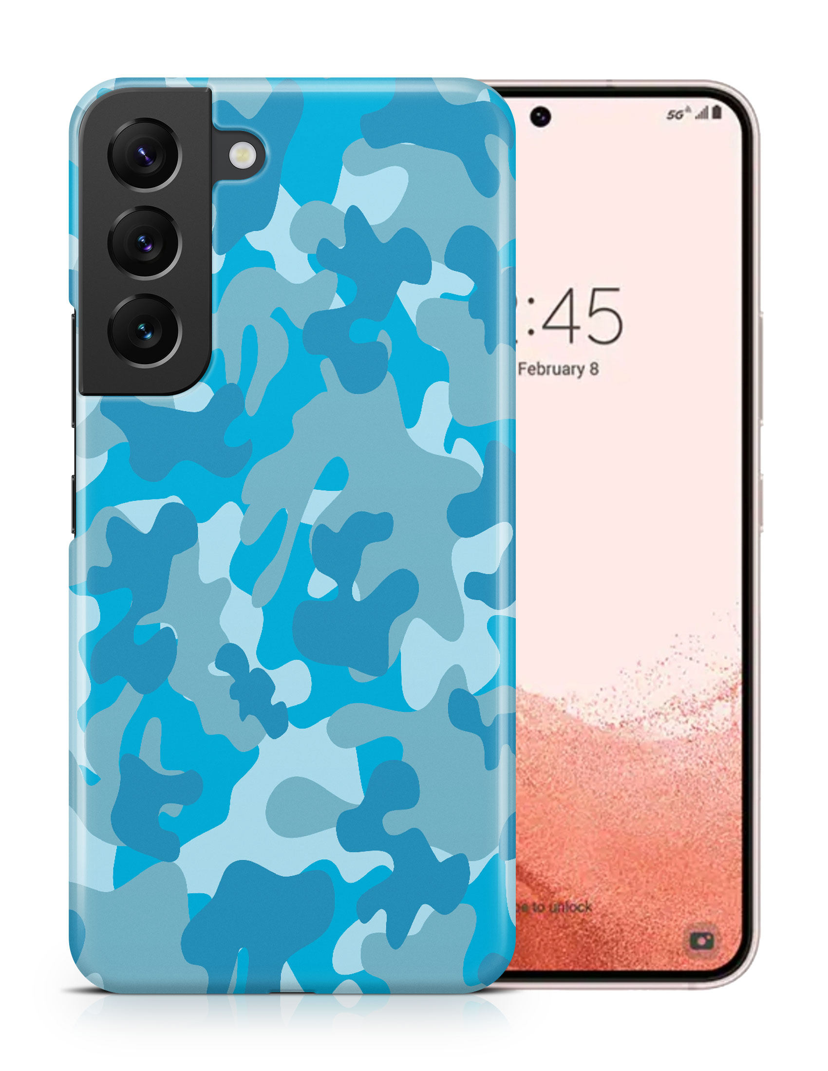 CASE COVER FOR SAMSUNG GALAXY|BLUE CAMOFLAGUE PATTERN - Picture 9 of 25
