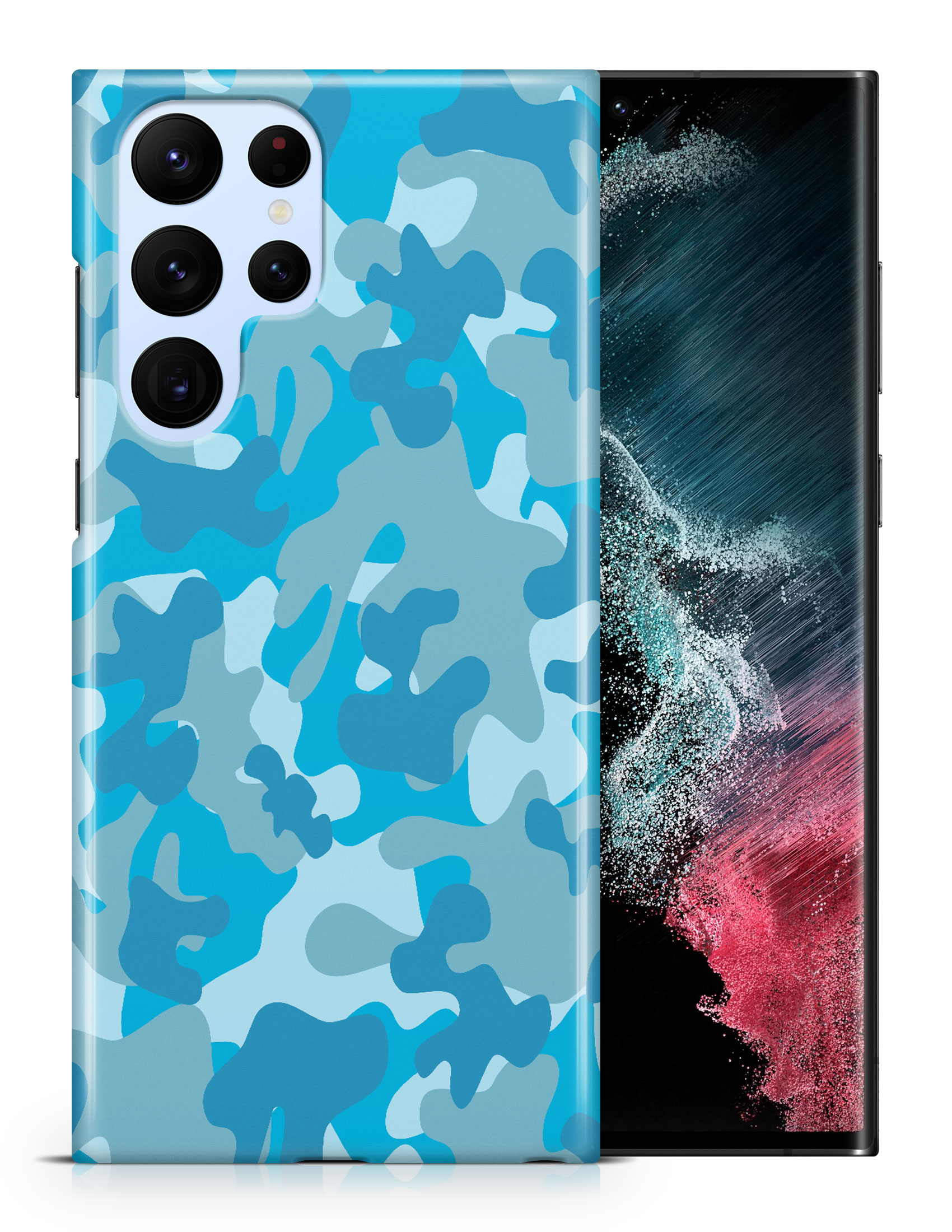 CASE COVER FOR SAMSUNG GALAXY|BLUE CAMOFLAGUE PATTERN - Picture 8 of 25