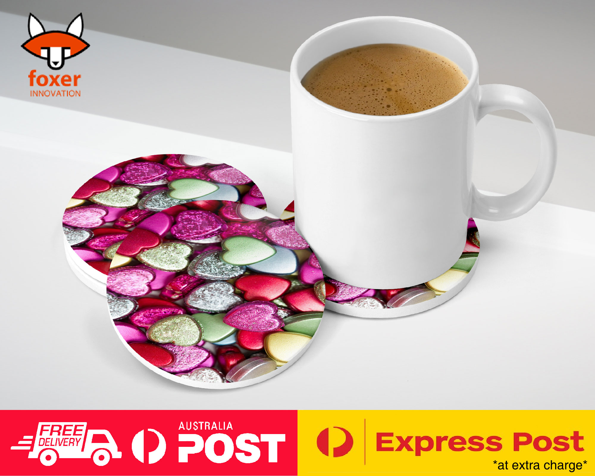 COASTER COFFEE DRINKING MAT|CUTE CHOCOLATE ADORABLE CANDY #4