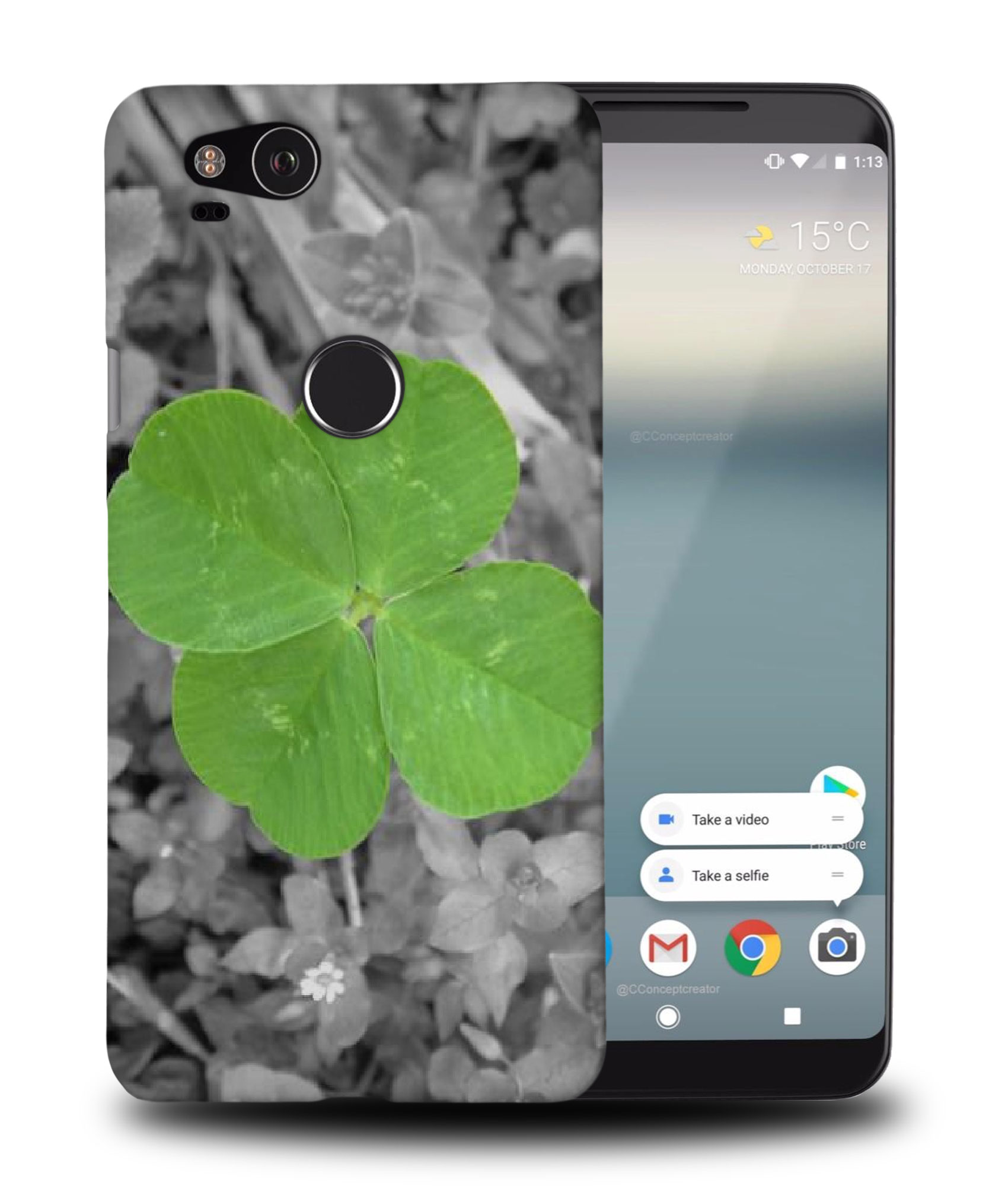 FUNDA FUNDA PARA GOOGLE PIXEL|LUCKY TRÉBOL LILLY PLANT - Imagen 9 de 11