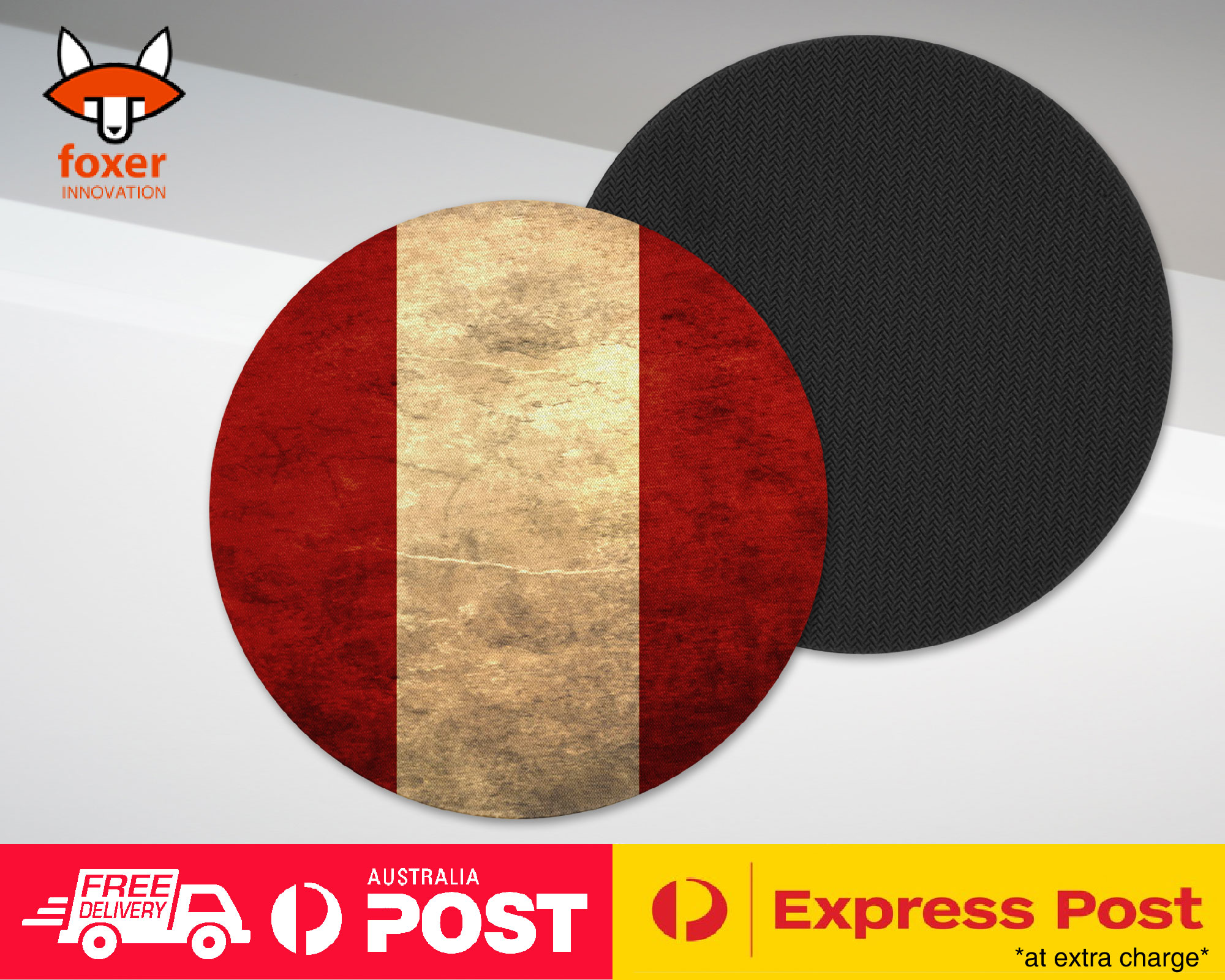 COASTER COFFEE DRINKING MAT|PERU COUNTRY FLAG 120