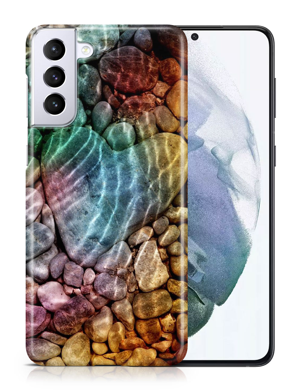 CASE COVER FOR SAMSUNG GALAXY|RAINBOW ROCKS IN WATER - Picture 12 of 25