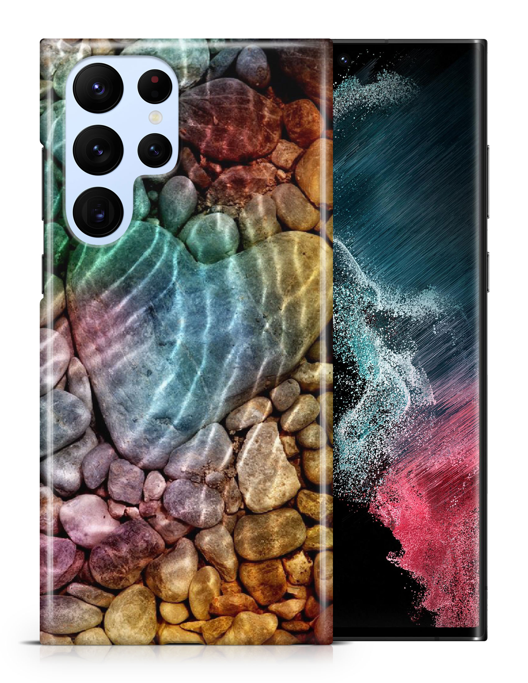 CASE COVER FOR SAMSUNG GALAXY|RAINBOW ROCKS IN WATER - Picture 8 of 25