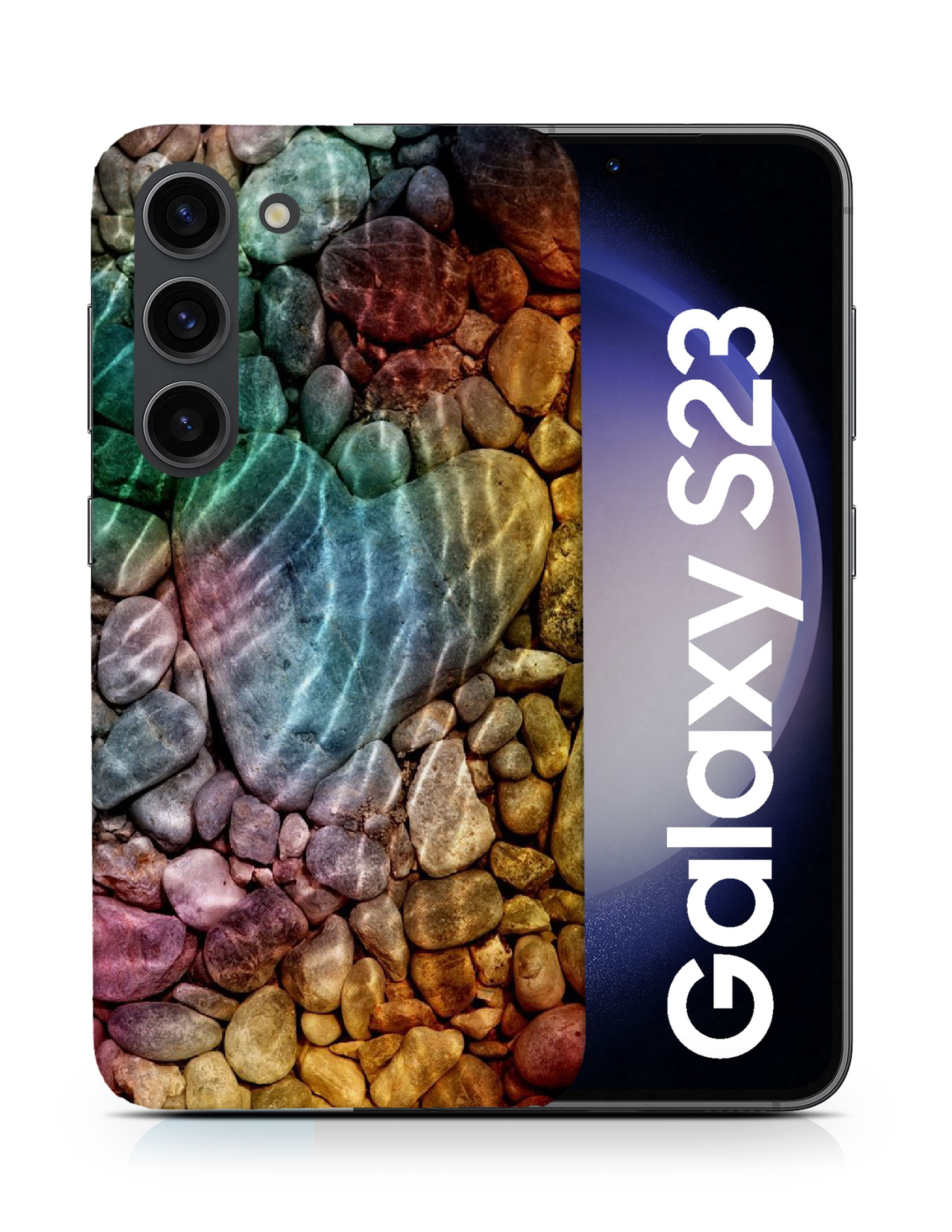CASE COVER FOR SAMSUNG GALAXY|RAINBOW ROCKS IN WATER - Picture 7 of 25