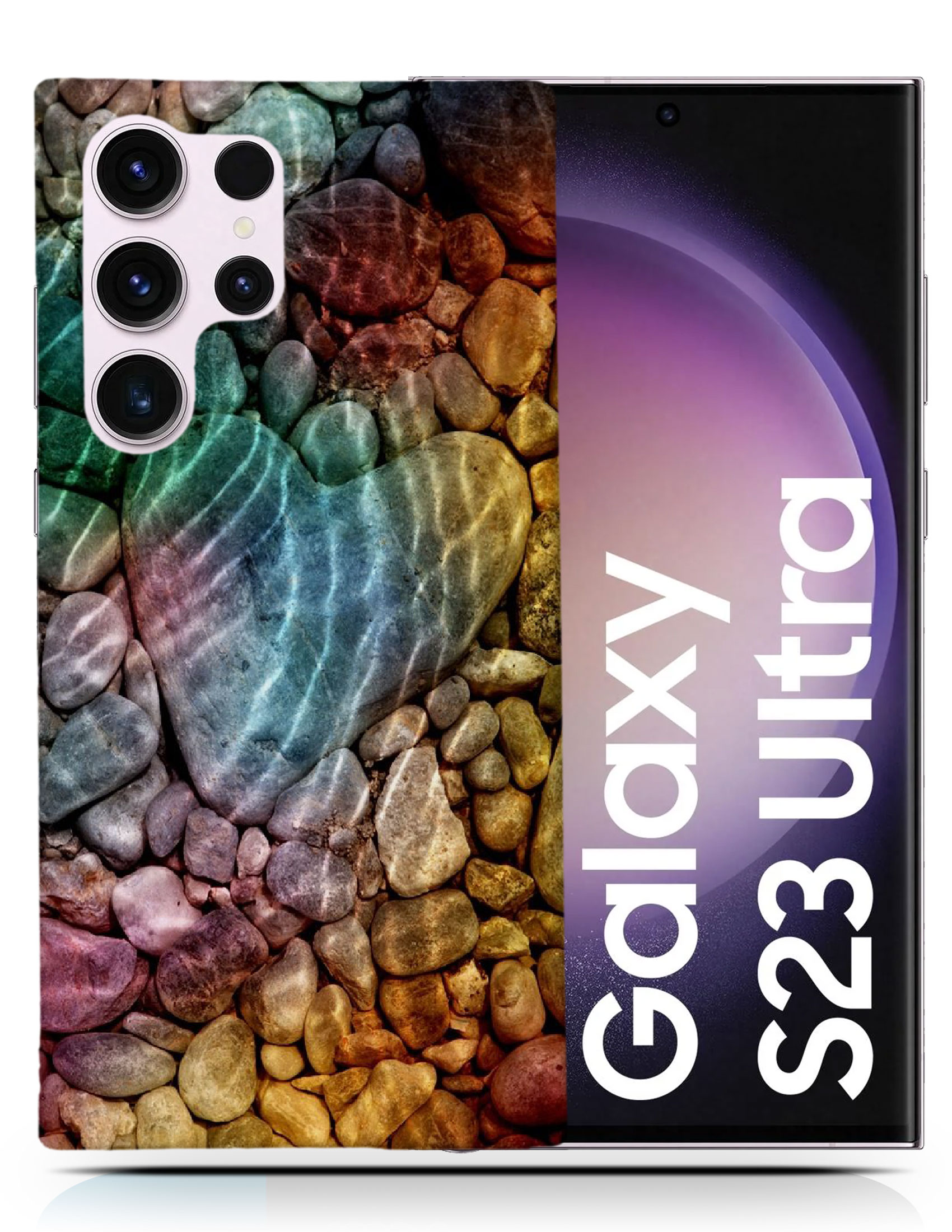 CASE COVER FOR SAMSUNG GALAXY|RAINBOW ROCKS IN WATER - Picture 5 of 25