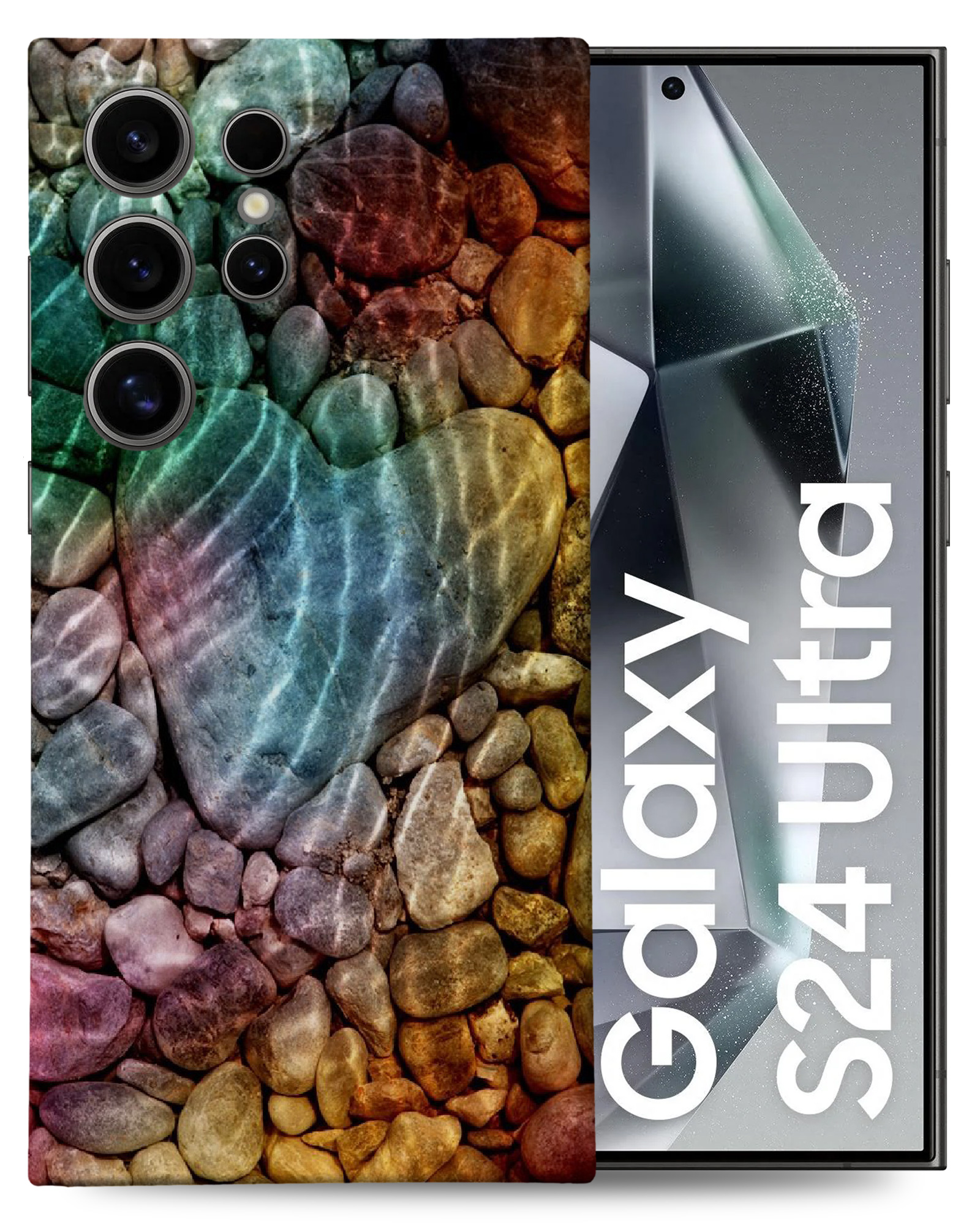 CASE COVER FOR SAMSUNG GALAXY|RAINBOW ROCKS IN WATER - Picture 2 of 25
