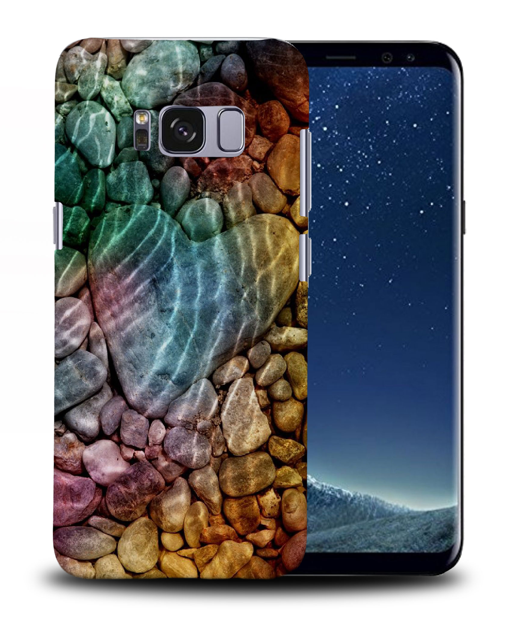 CASE COVER FOR SAMSUNG GALAXY|RAINBOW ROCKS IN WATER - Picture 23 of 25