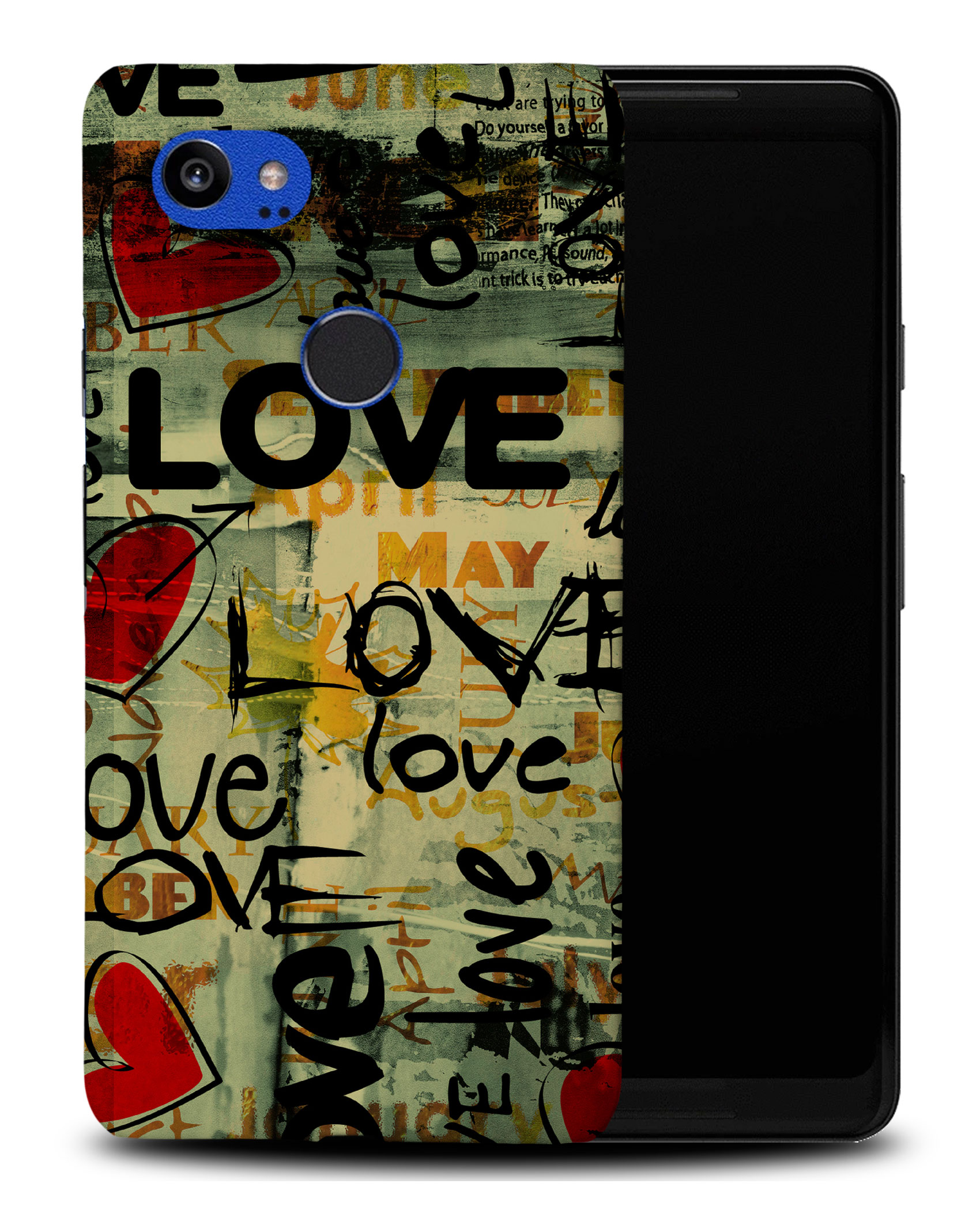 FUNDA PARA GOOGLE PIXEL|LOVE HEART DOODLE VINTAGE #1 - Imagen 8 de 11
