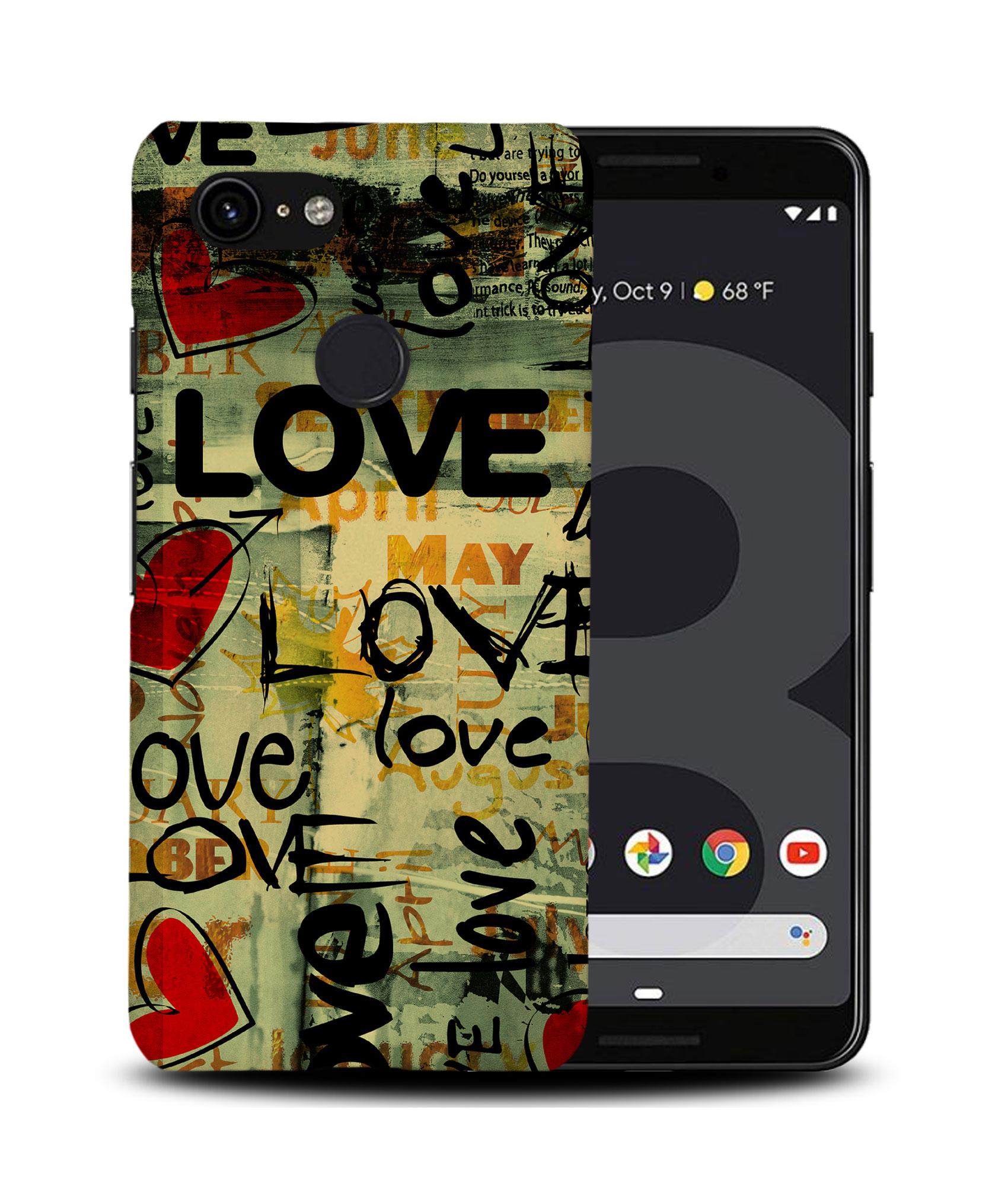 FUNDA PARA GOOGLE PIXEL|LOVE HEART DOODLE VINTAGE #1 - Imagen 7 de 11